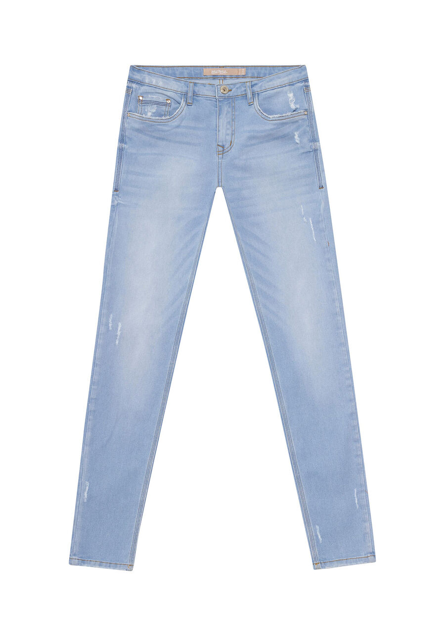 Calça Skinny Riviera Elastic, JEANS. Calça Skinny Riviera Elastic, JEANS, large.