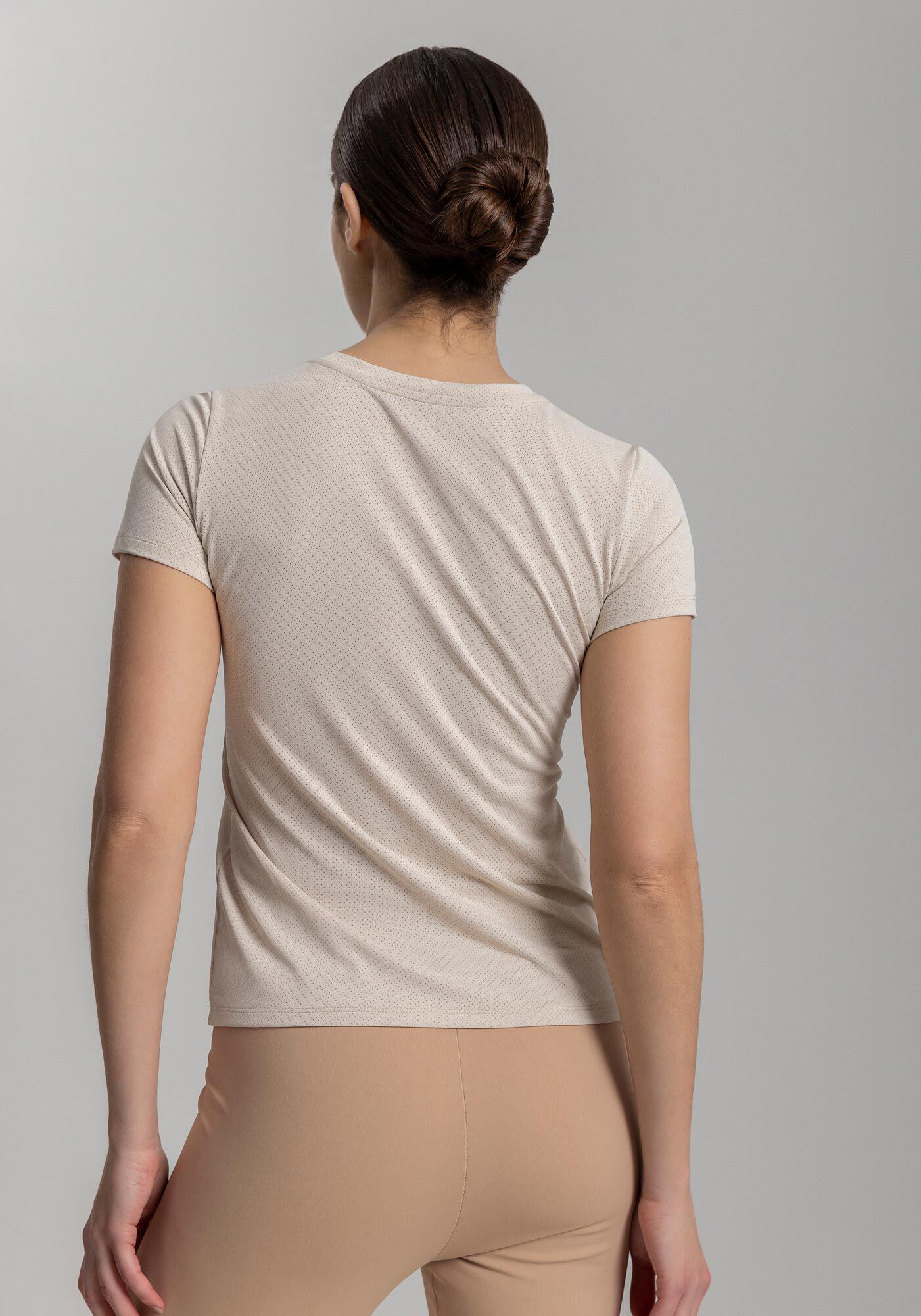 Blusa De Mangas Curtas Com Estampa Frontal Em Dry Fit Move, , large.