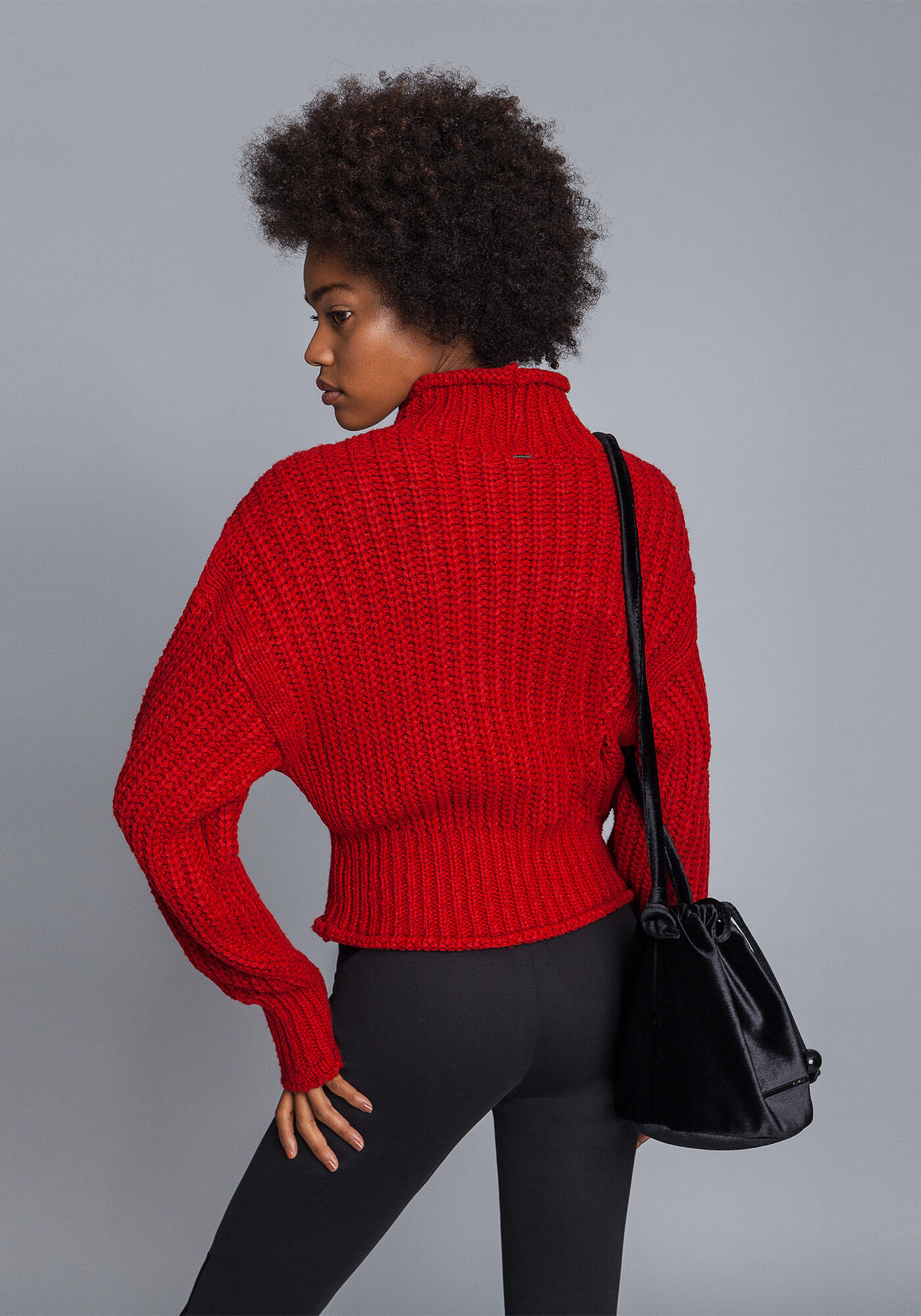 Blus&atilde;o Manga M&aacute;xi Tric&ocirc; Rosa Apricot, , large.