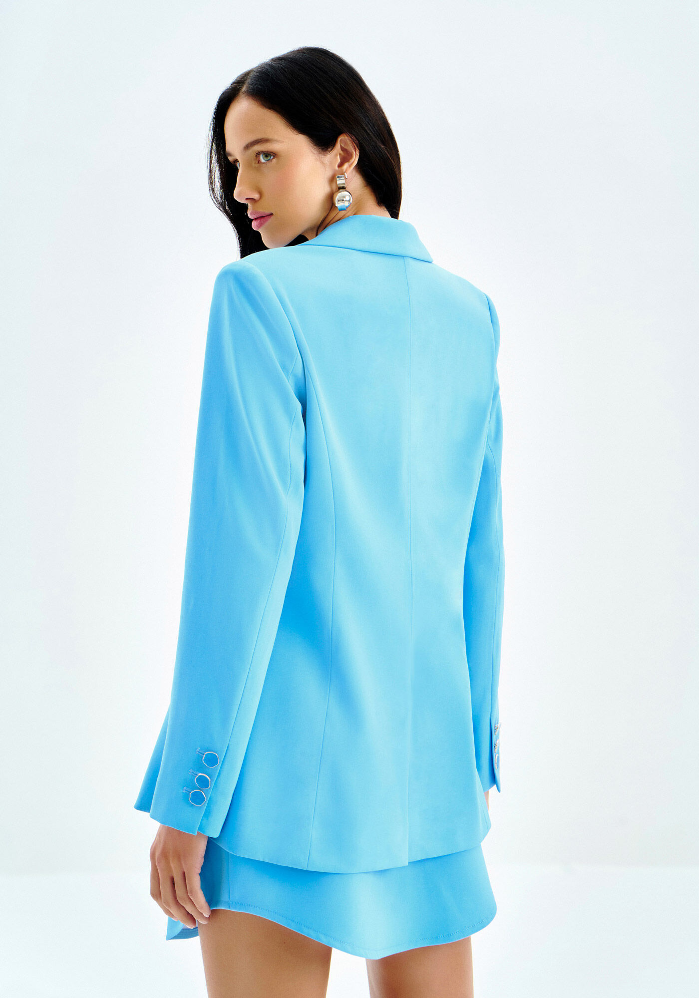 Blazer Alfaiataria Oversize com Abotoamento Madrep&eacute;rola, , large.