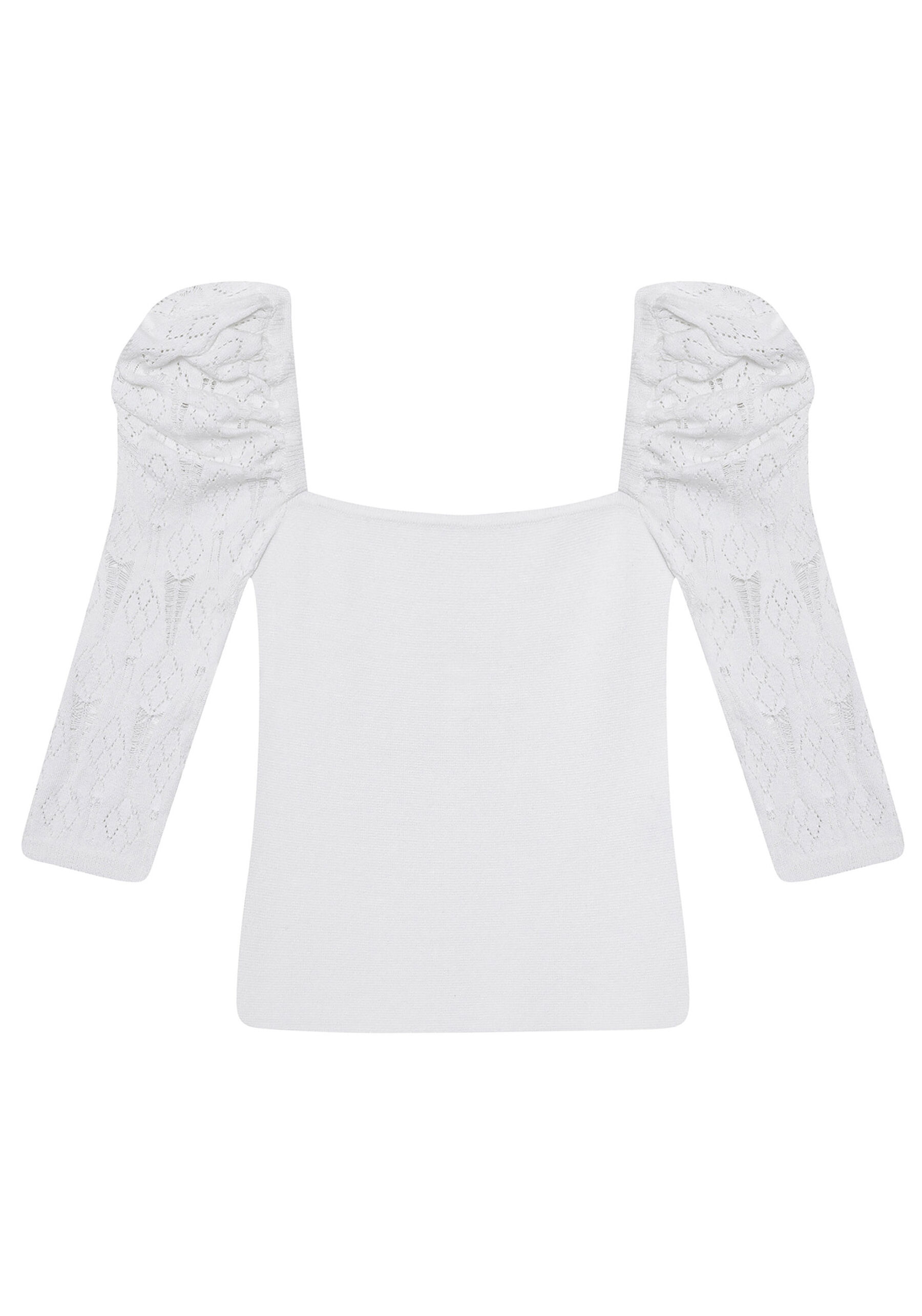Blusa em tricô, . Blusa em tricô, , large.