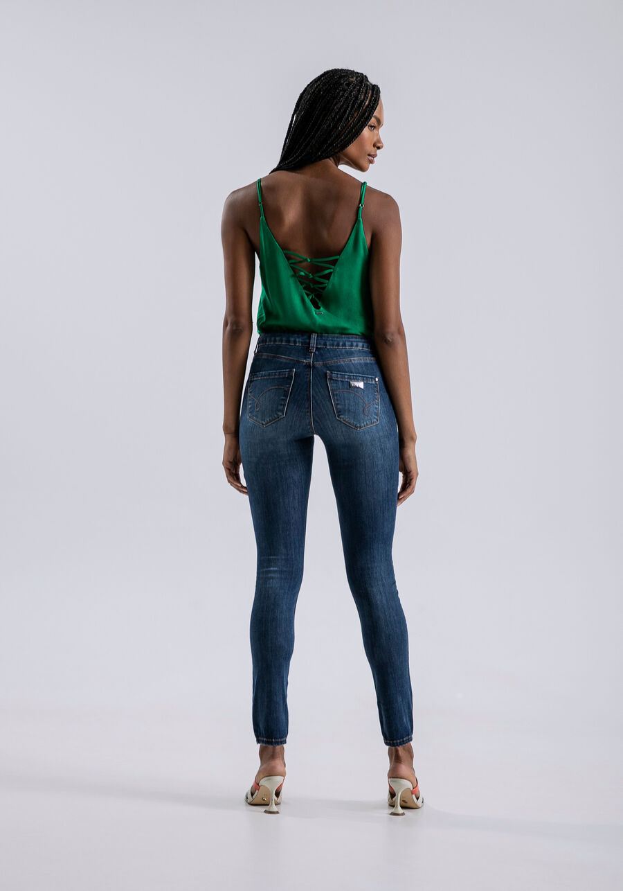 Calça Jeans Skinny Cropped Bali Every Day, JEANS. Calça Jeans Skinny Cropped Bali Every Day, JEANS, large.