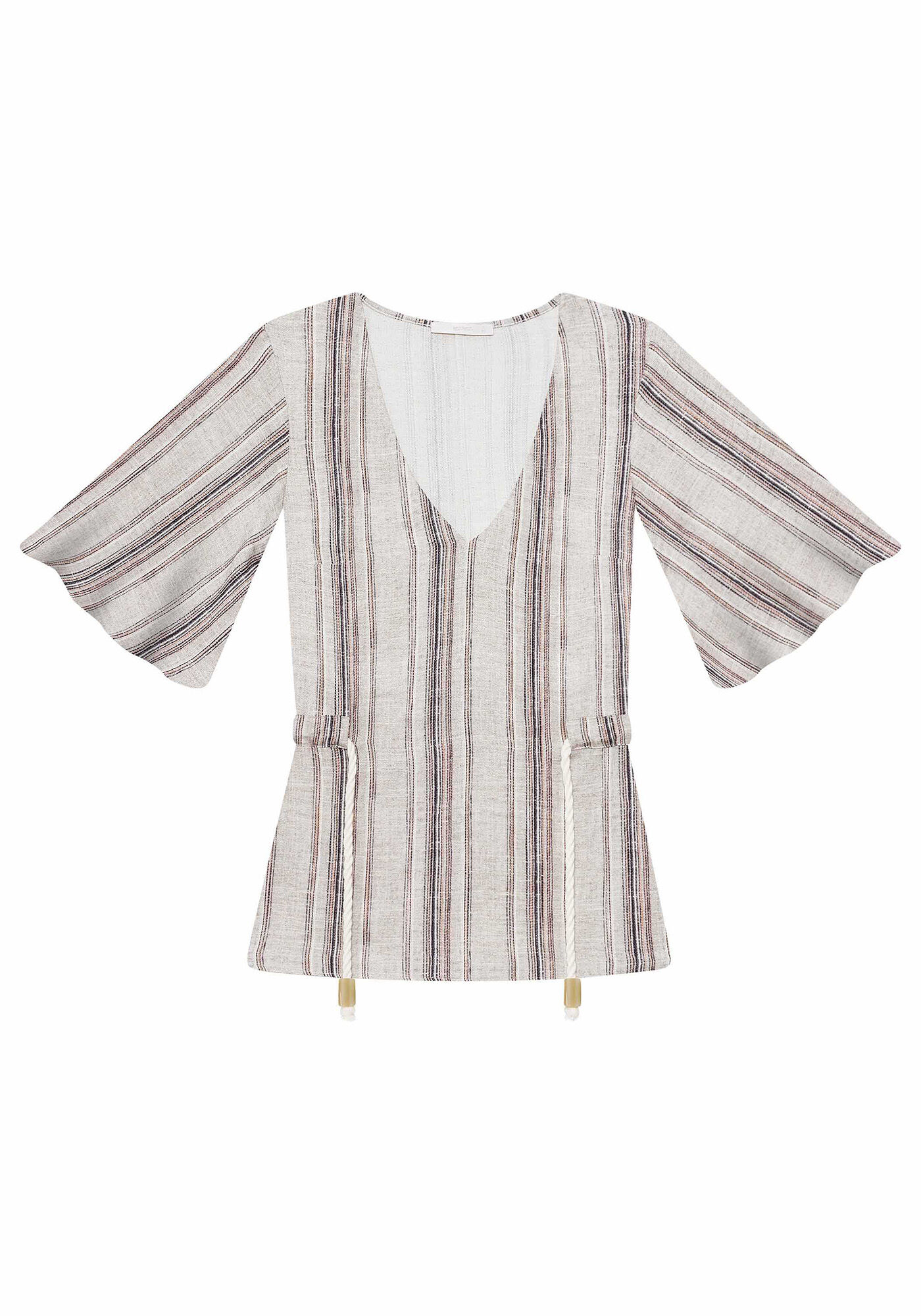 Blusa com Cord&atilde;o Estampa, , large.