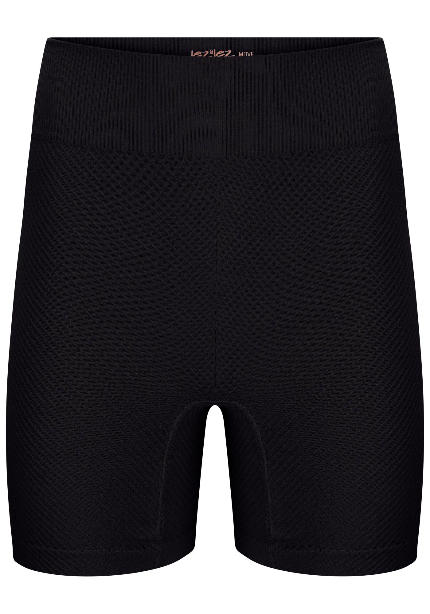 Bermuda Cintura Alta MOVE Seamless Sem Costura, PRETO, large.