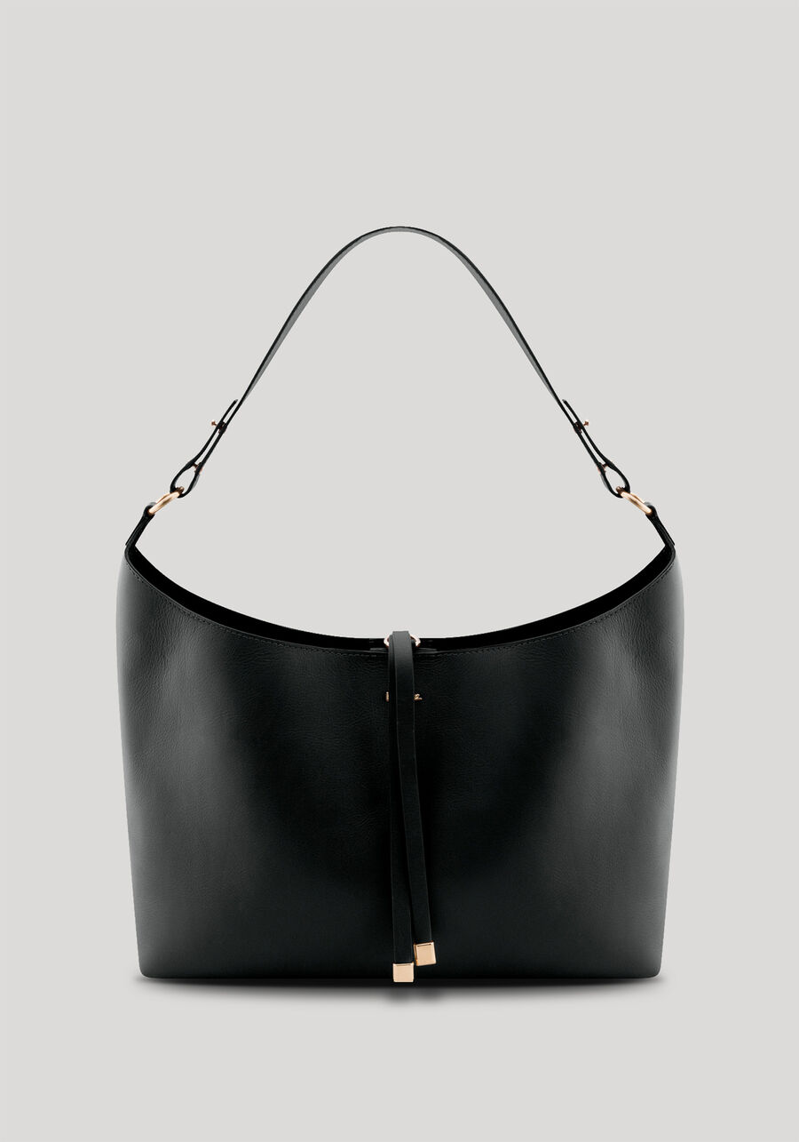 Bolsa Grande em Couro com Alça Média, . Bolsa Grande em Couro com Alça Média, , large.