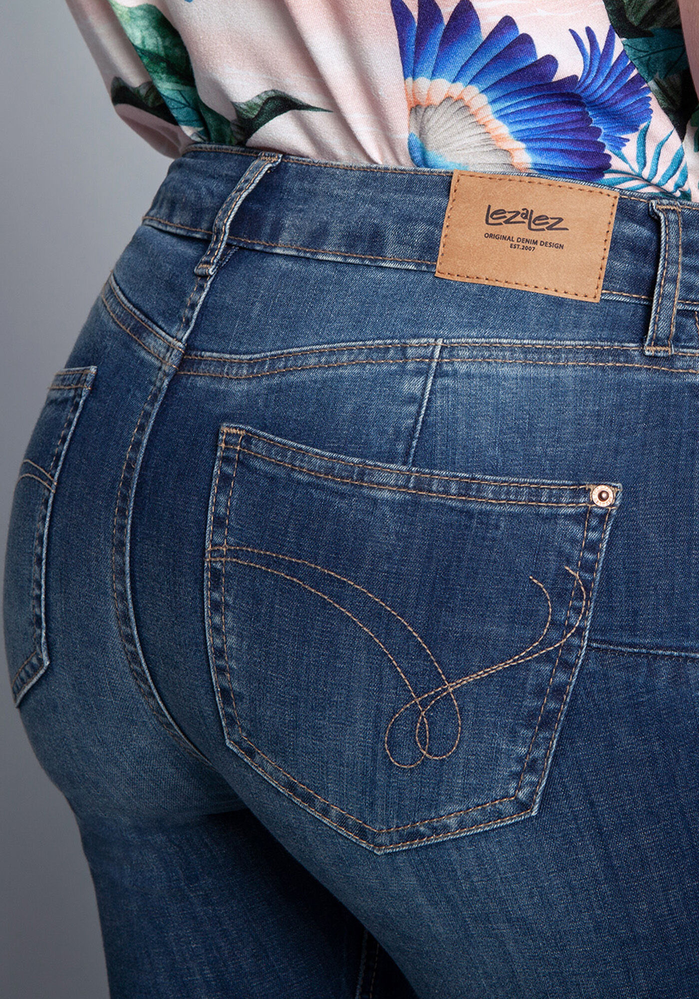 Cal&ccedil;a Jeans Com Elastano Sirena, , large.