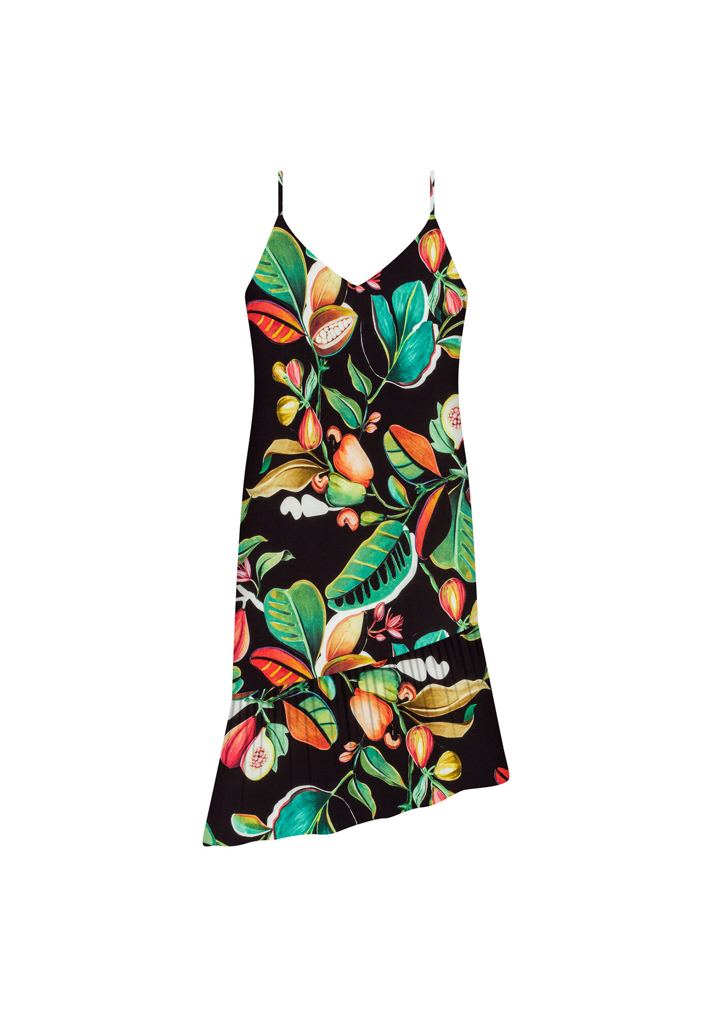 Vestido com Al&ccedil;as M&iacute;di Babado Corumbau, , large.