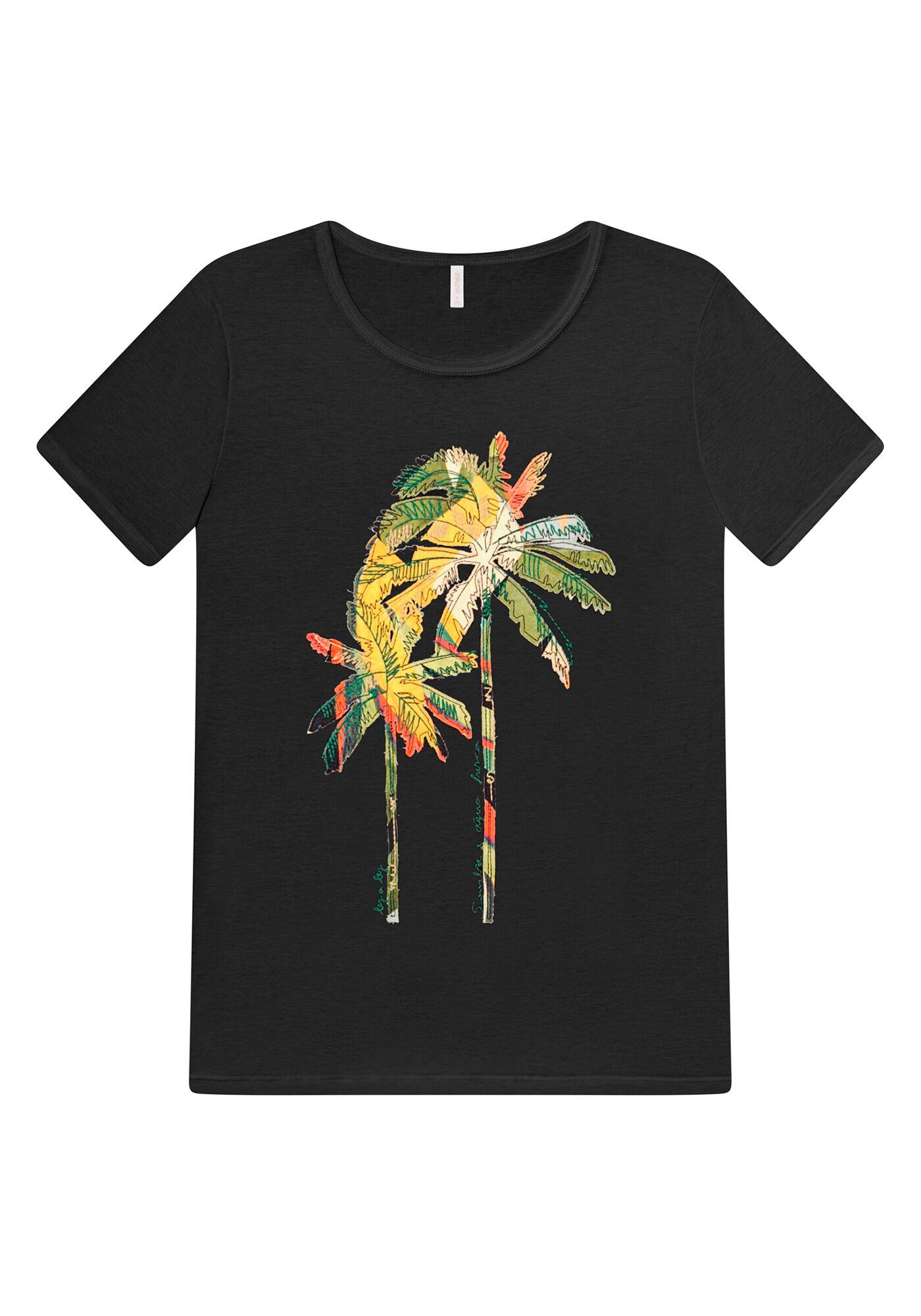 Blusa Manga Curta Bordado, , large.