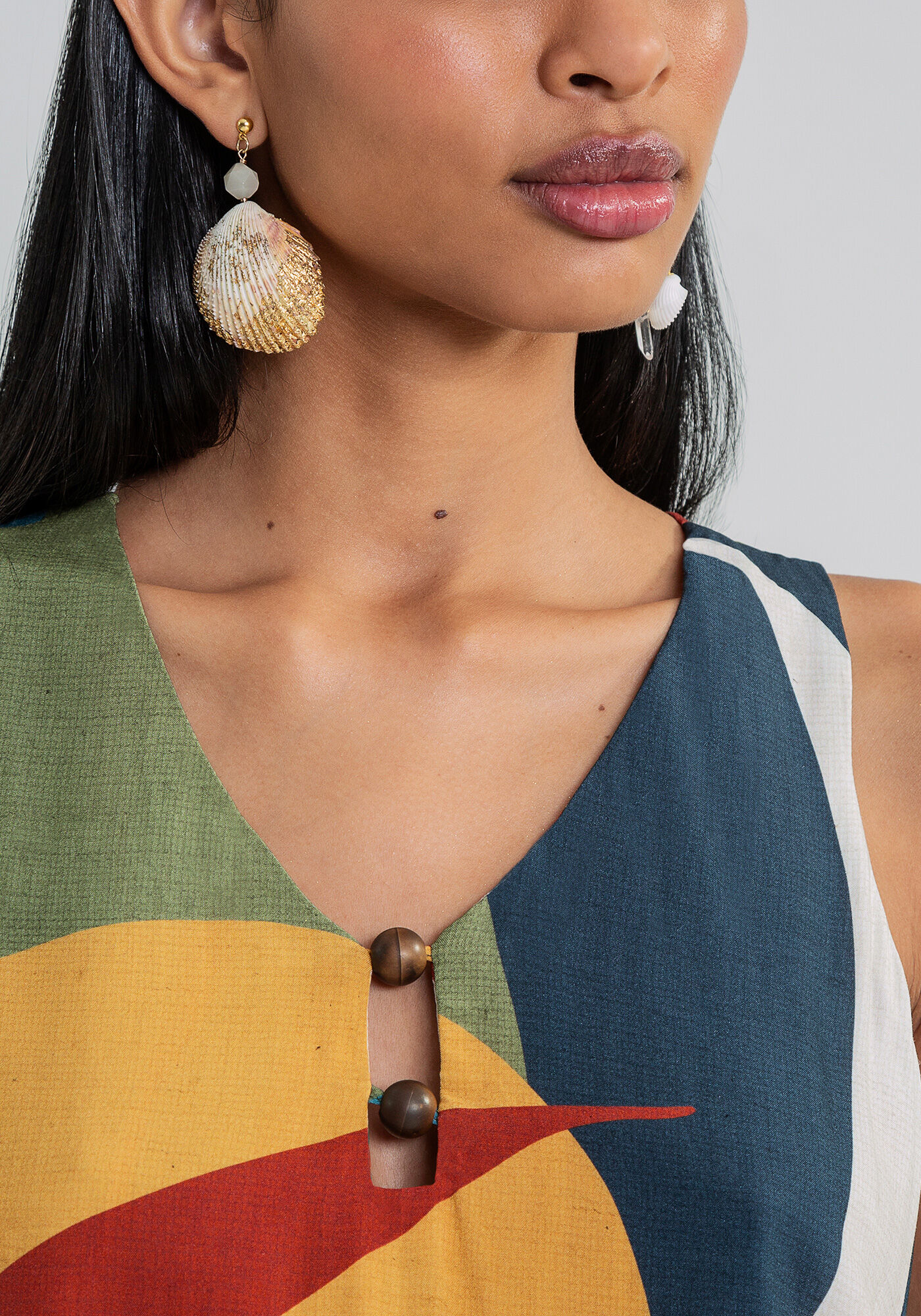 Blusa Detalhe B&uacute;zios Estampa, , large.