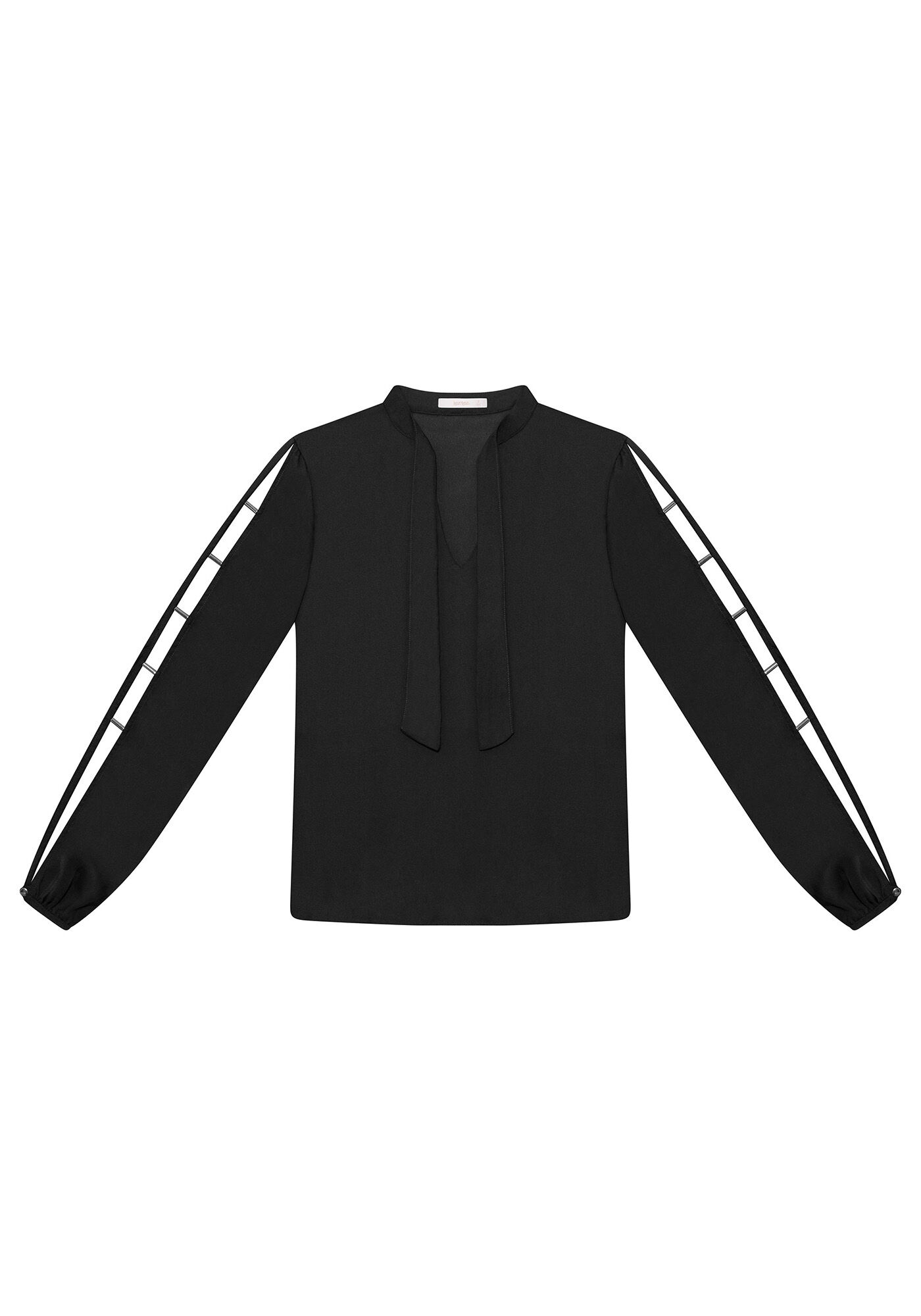 Blusa Manga Longa Recorte, , large.