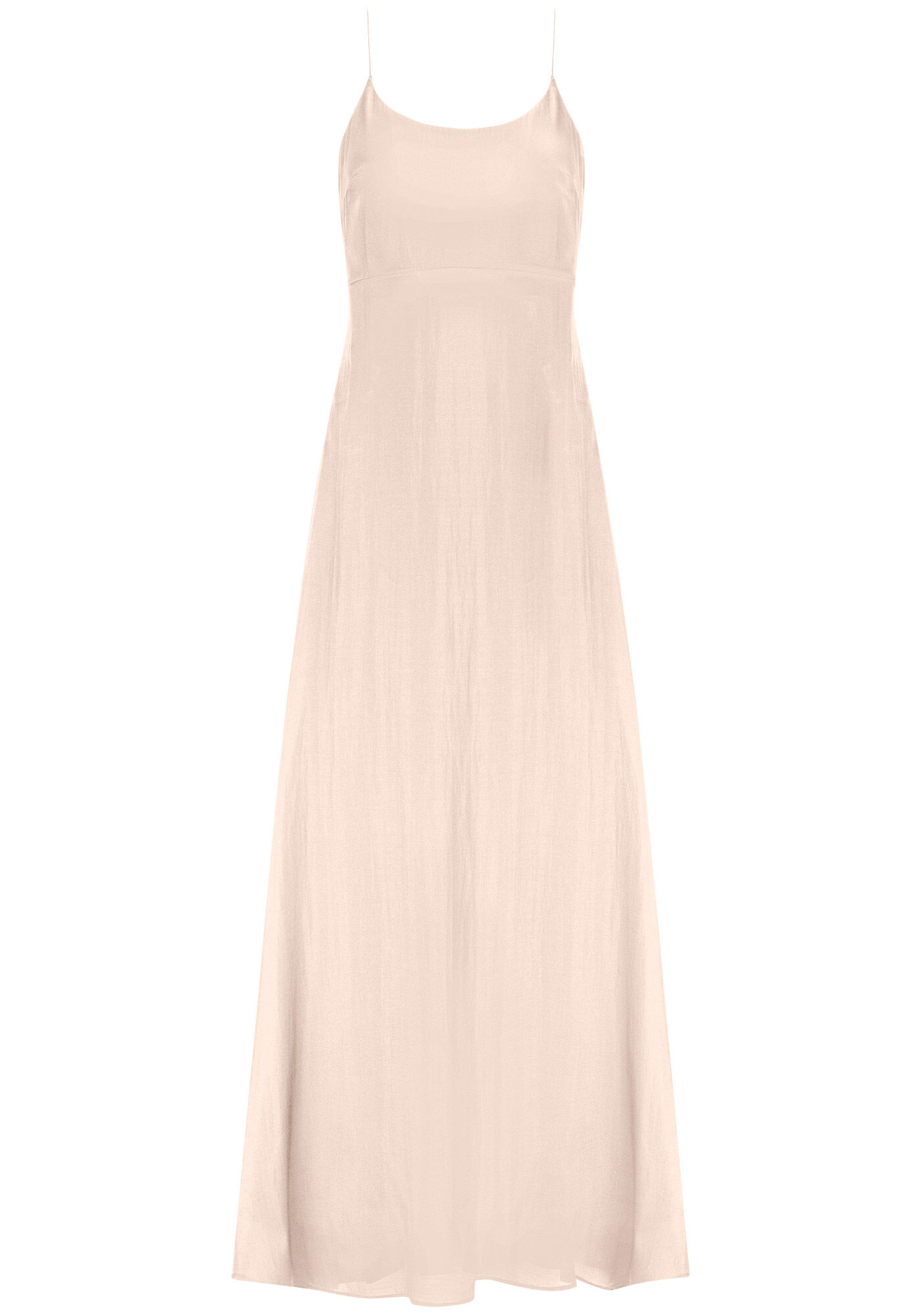 Vestido Longo com Al&ccedil;as Longo em Lyocel, , large.