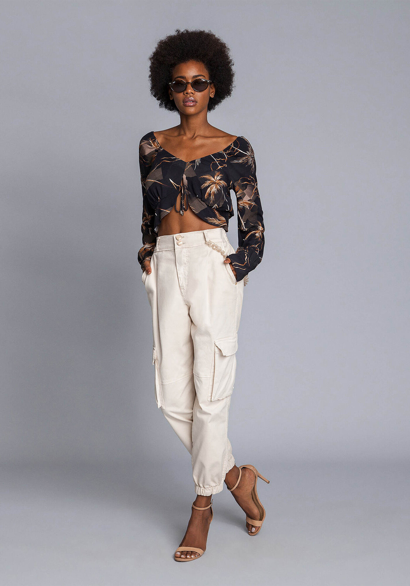 Blusa Manga Longa Cropped, , large.