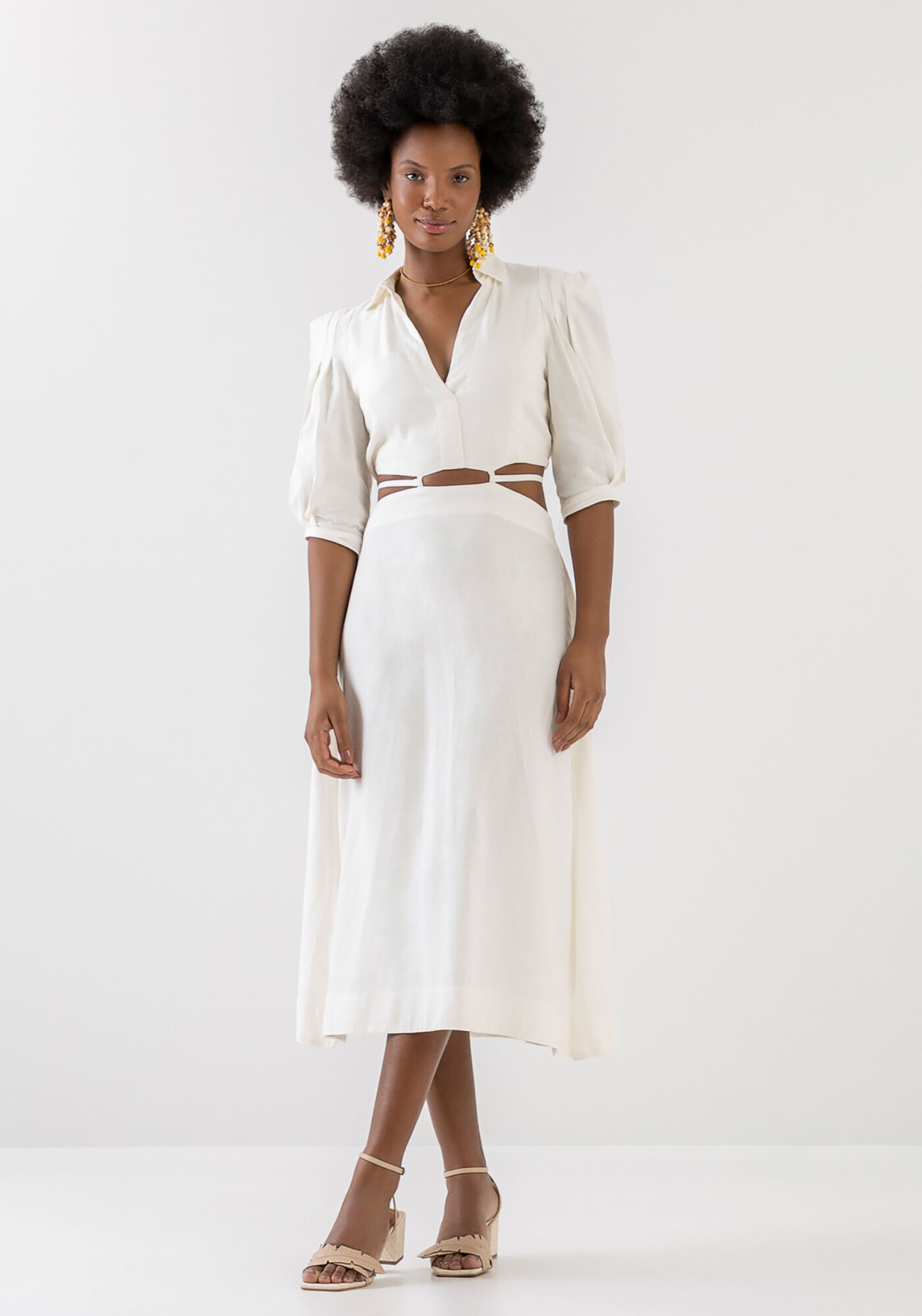 Vestido branco shop lez a lez
