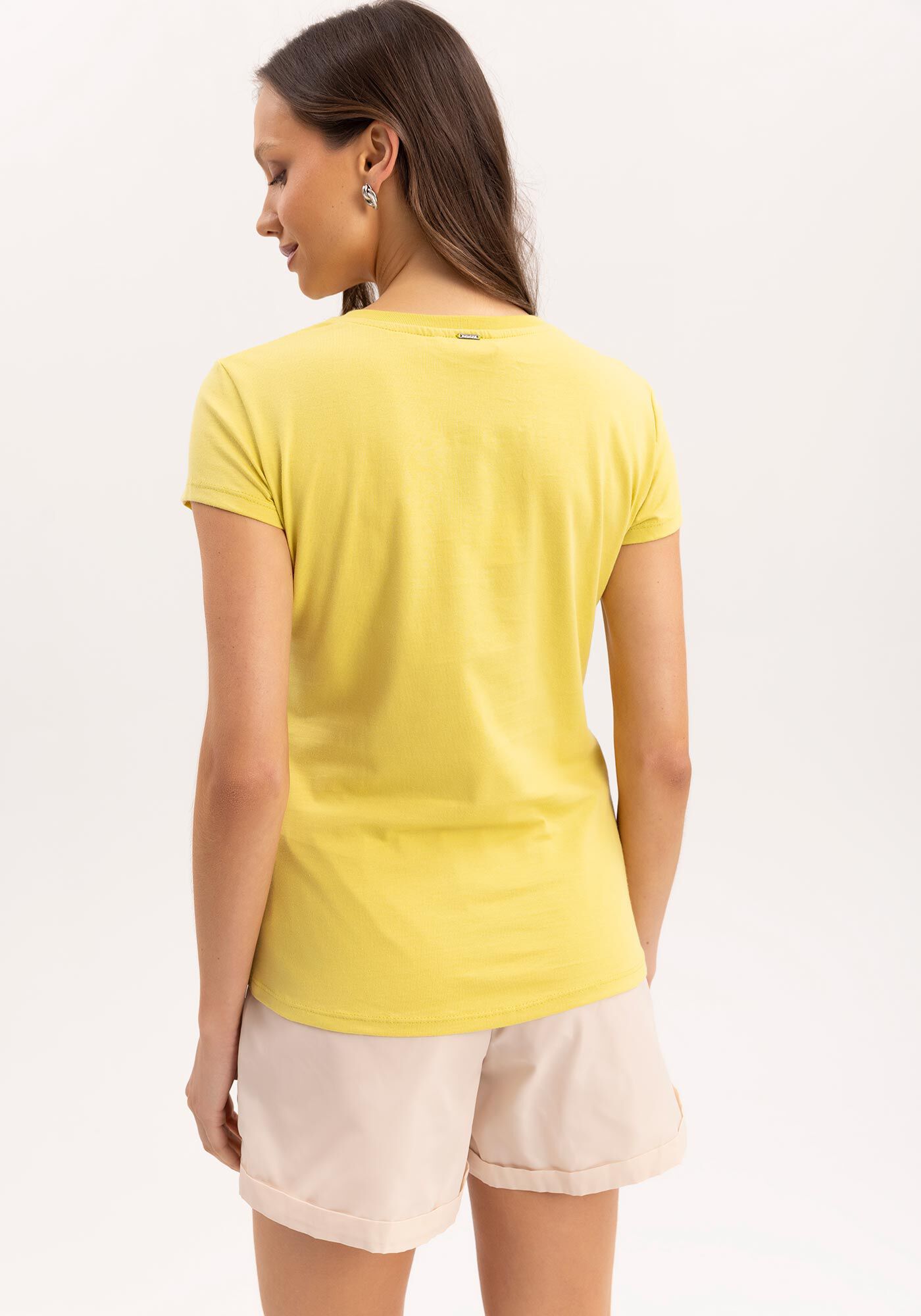 T-shirt em Malha Prime com Estampa Lez a Lez, VERDE PING, large.