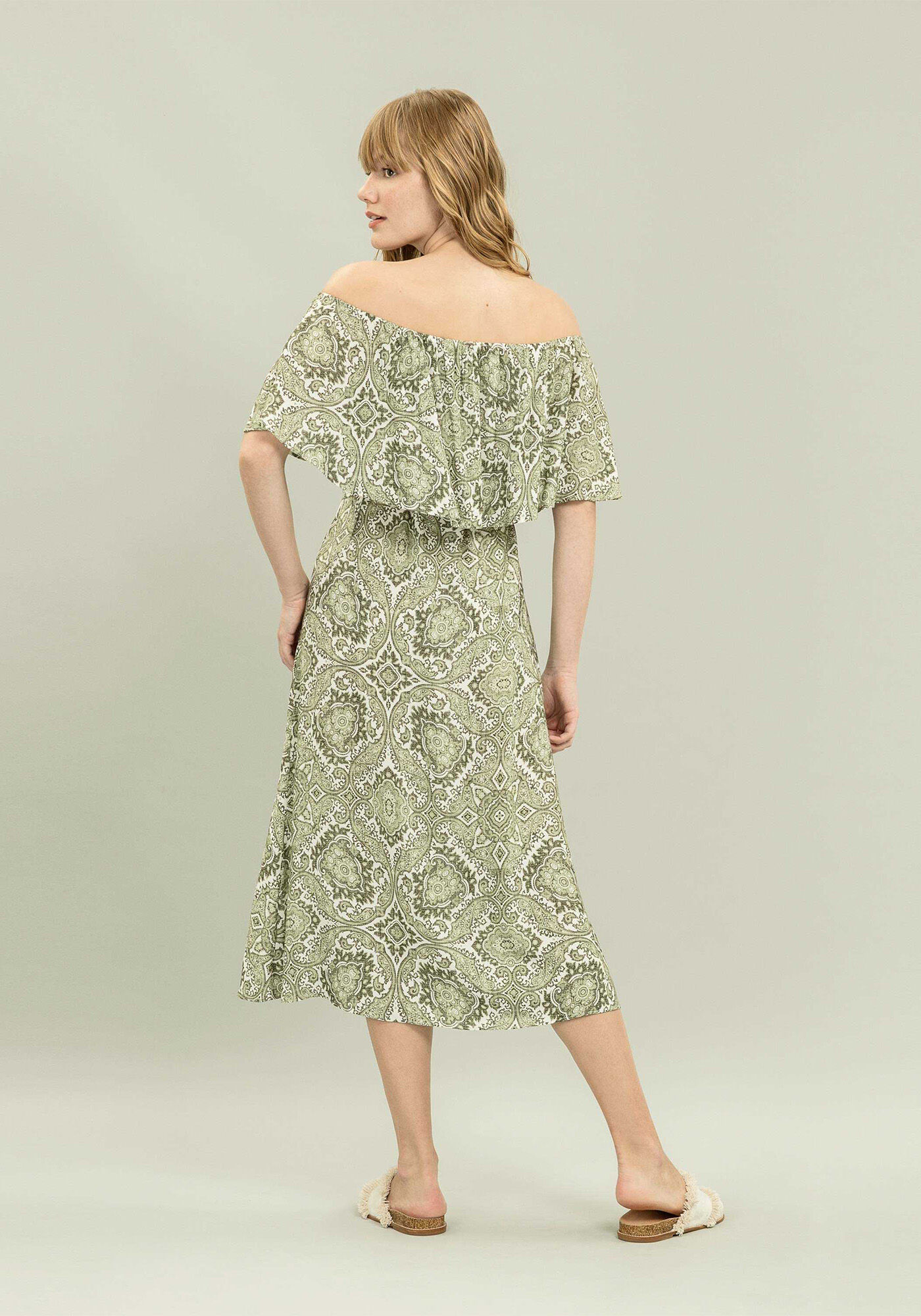 Vestido M&iacute;di Ombro a Ombro Jonson, , large.