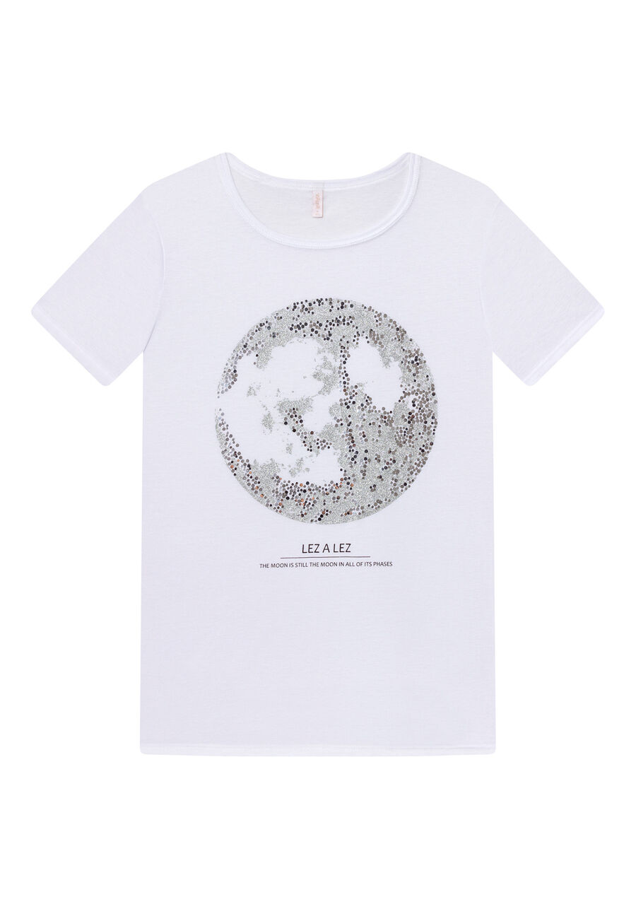 Blusa Manga Curta Estampa Lantejoulas, . Blusa Manga Curta Estampa Lantejoulas, , large.