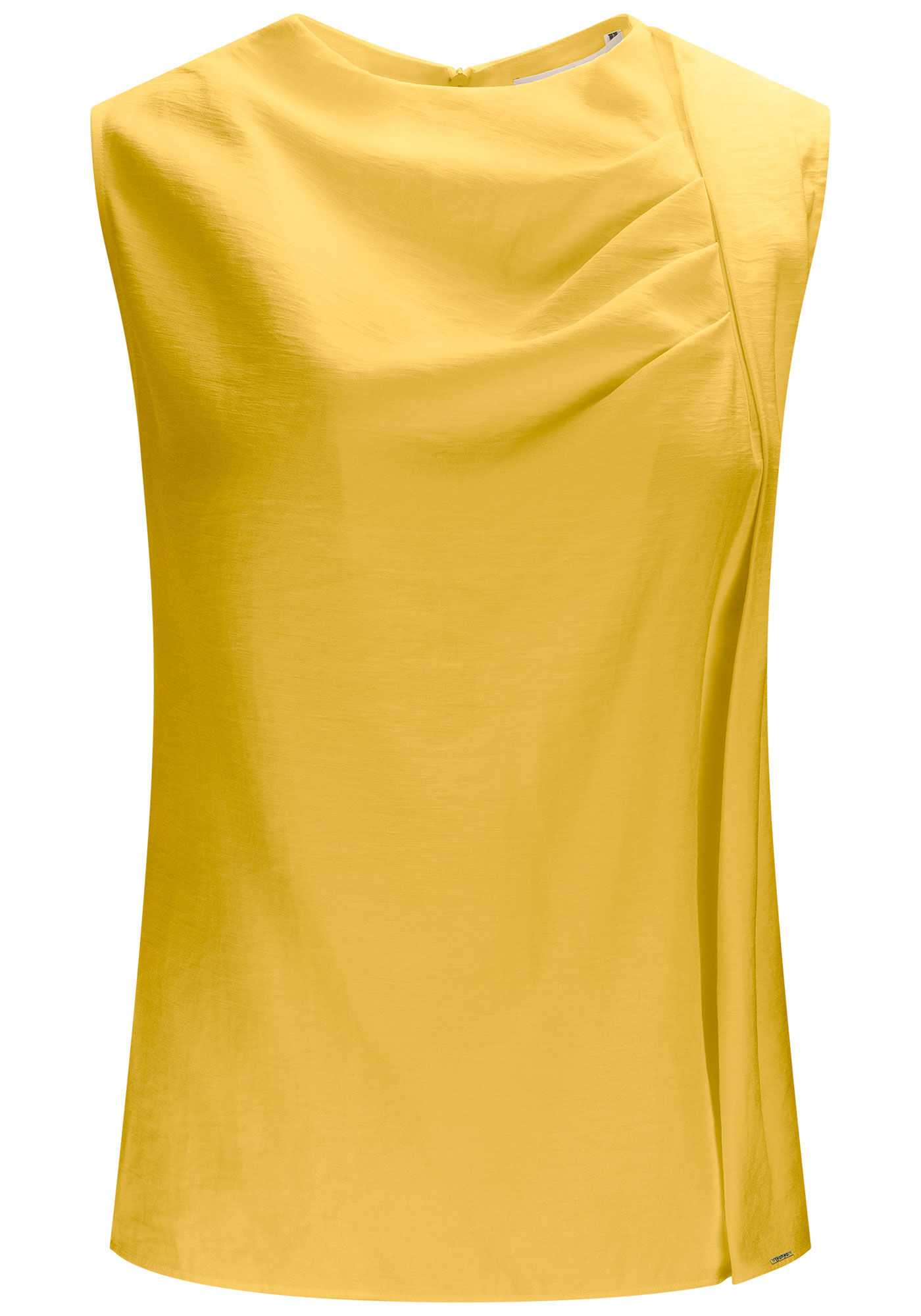 Blusa em Algod&atilde;o com Pregas Assim&eacute;tricas, , large.