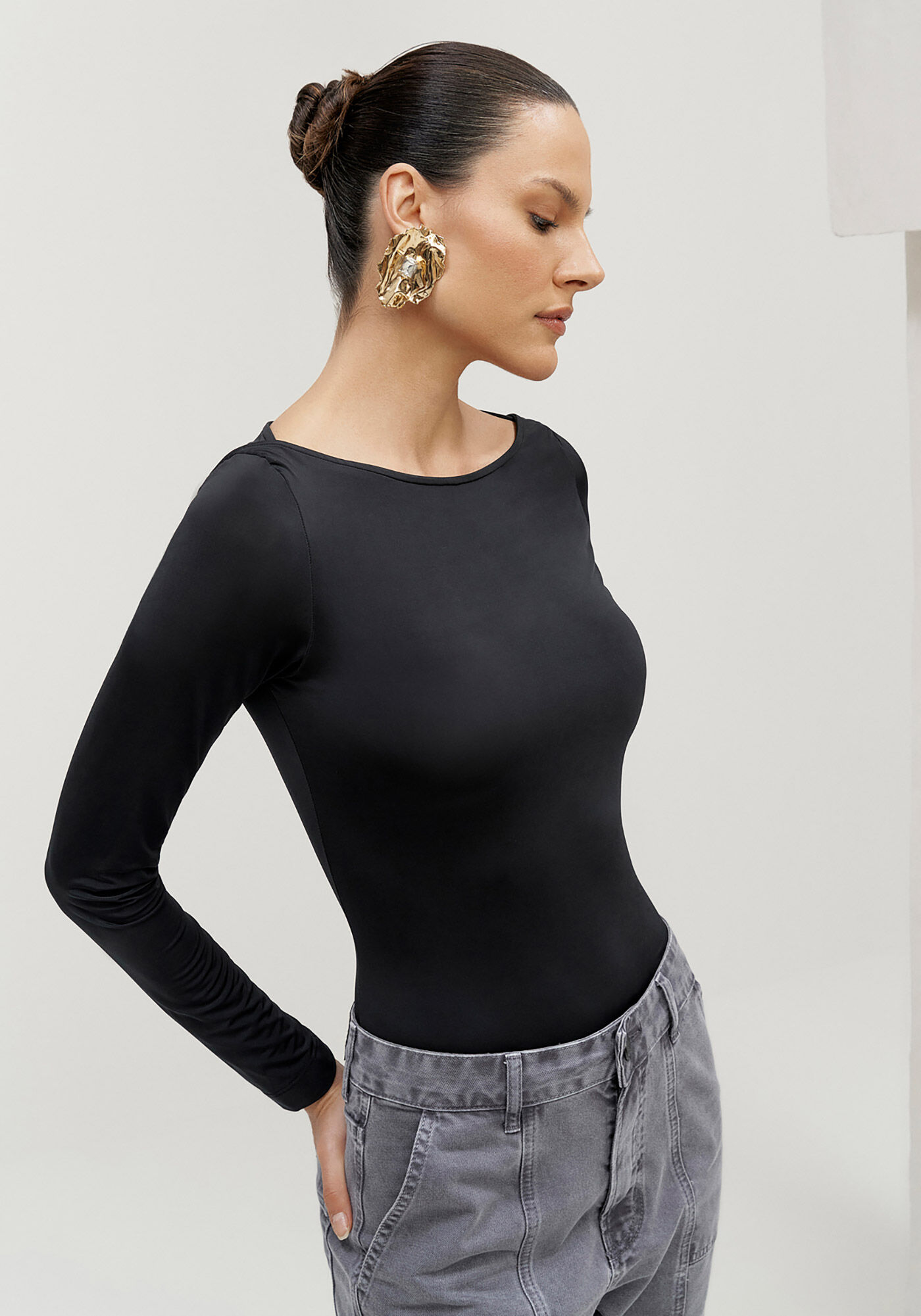 Blusa Manga Longa Basic, , large.