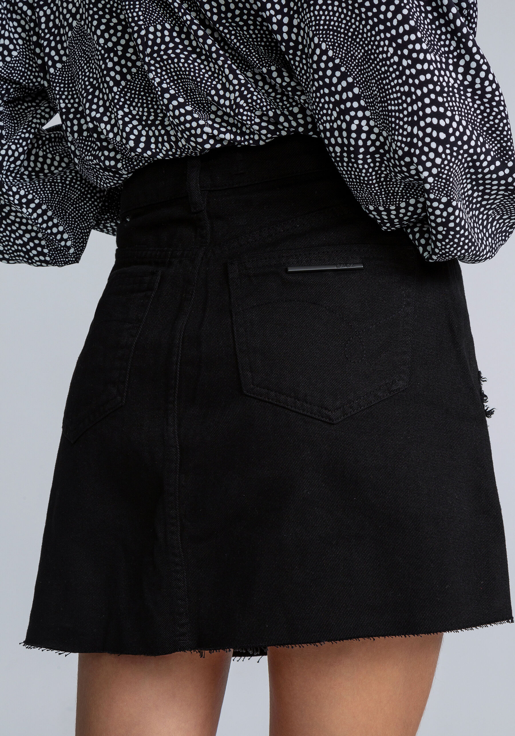 Saia Curta Linha A Jeans, . Saia Curta Linha A Jeans, , large.