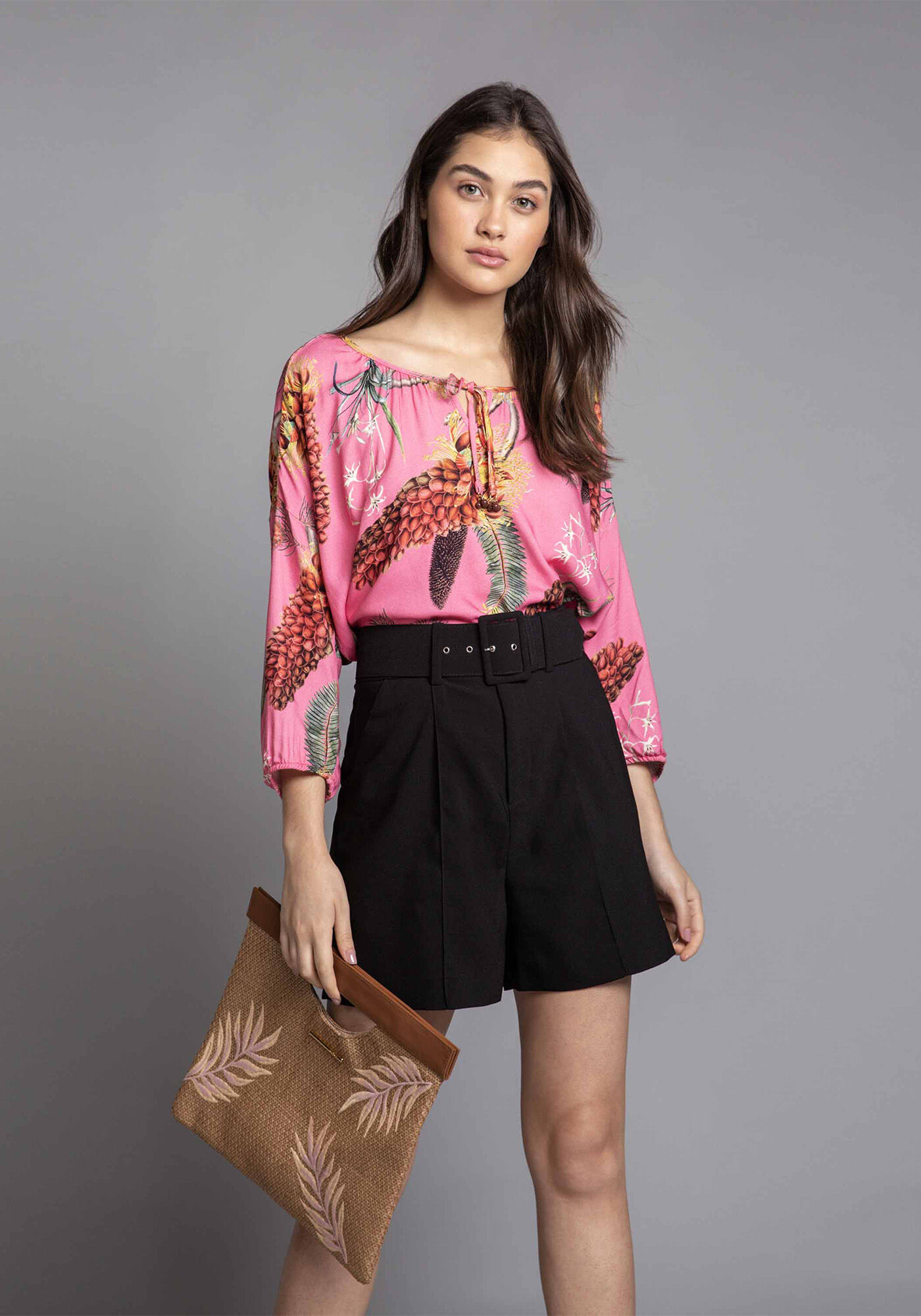 Blusa Manga 3/4 Estampa, , large.