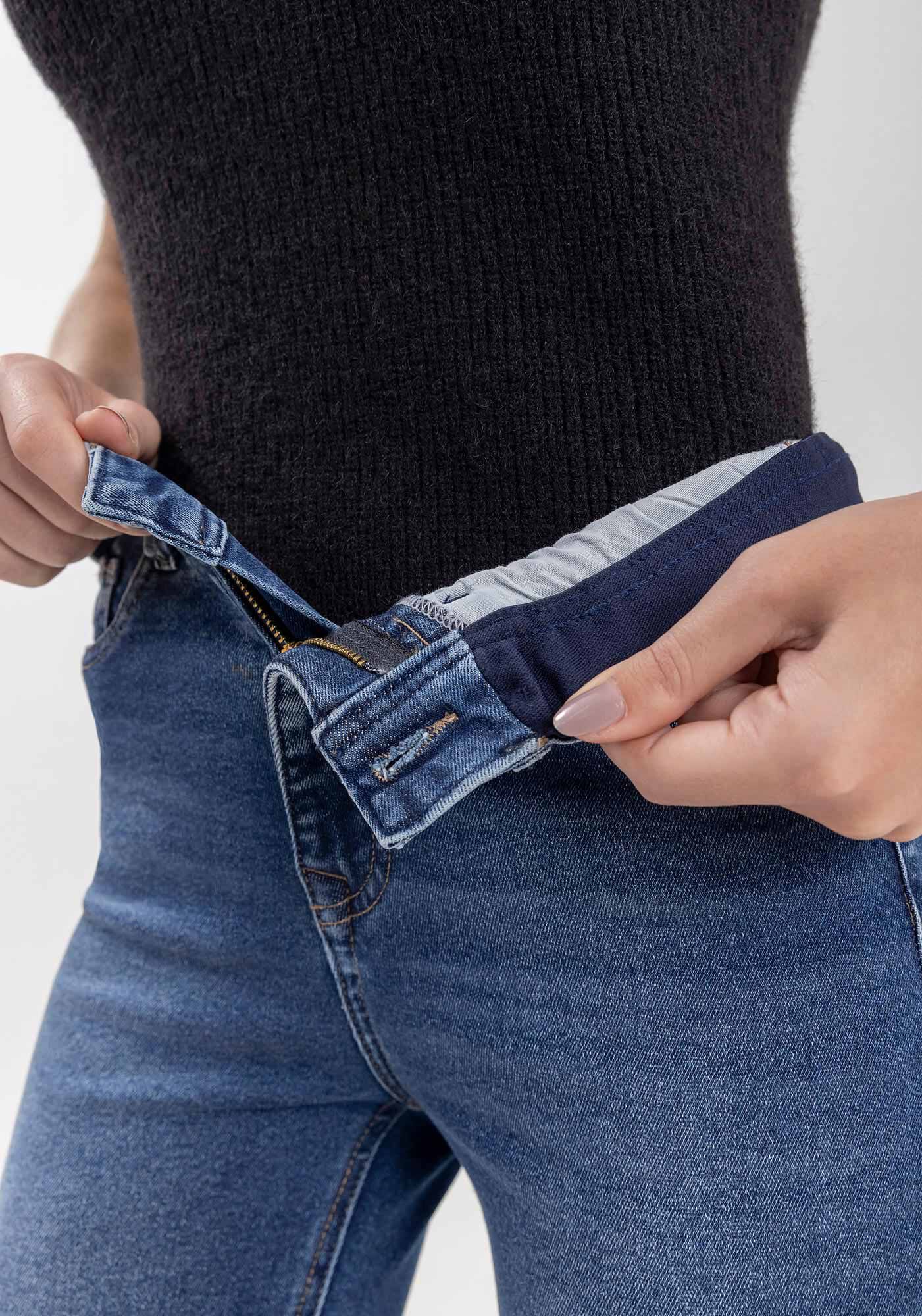 Cal&ccedil;a Jeans Skinny Com Elastano E Tecnologia Shaping, , large.