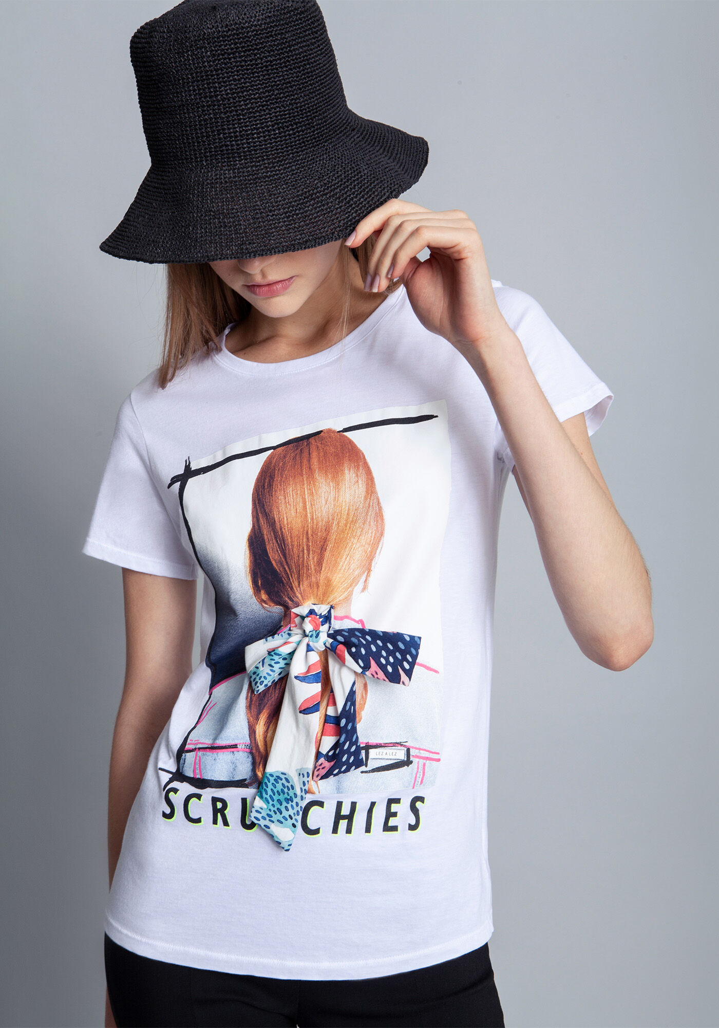 Blusa Meia Malha Forty Bege Muffins, , large.