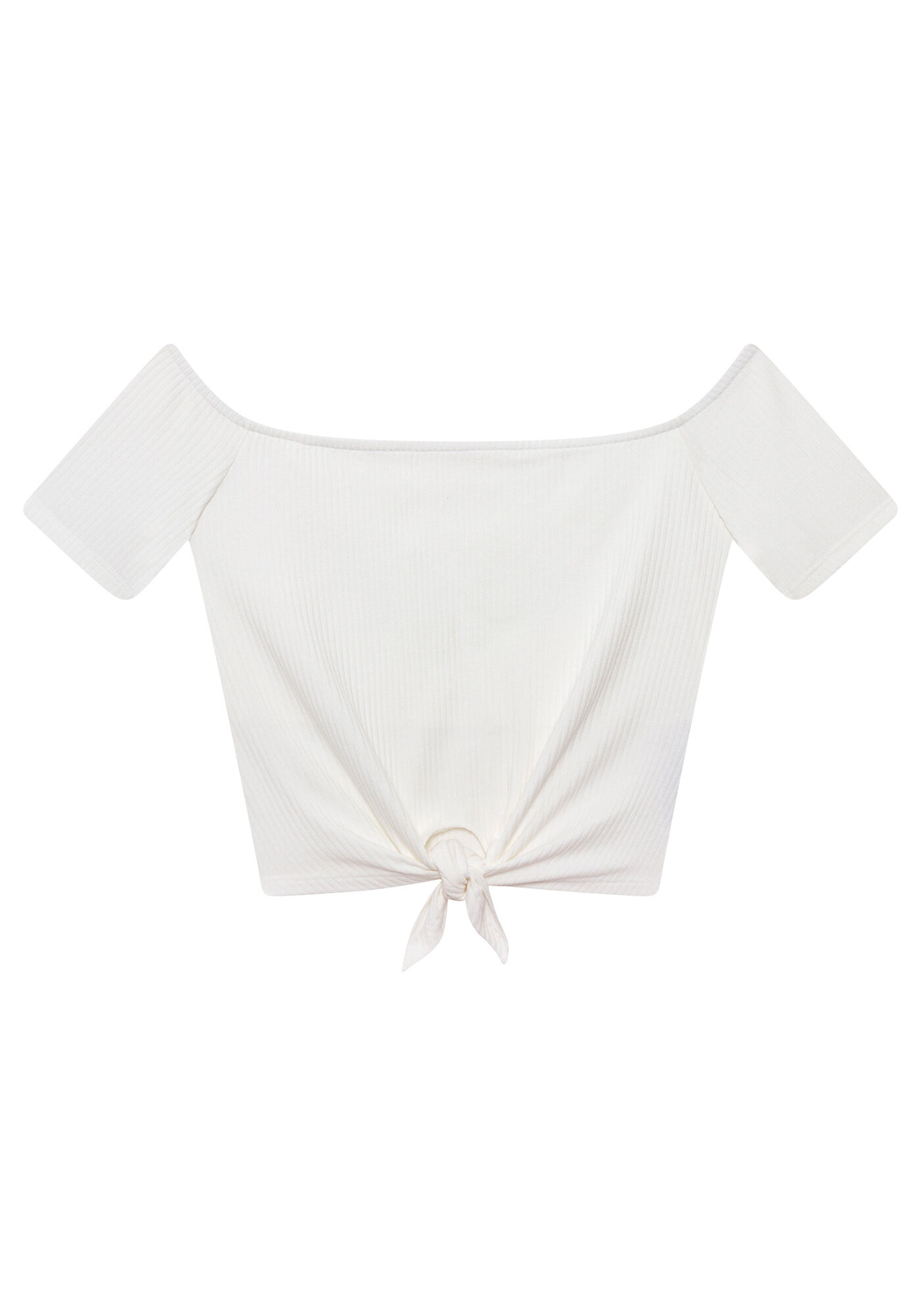 Blusa Cropped Ombro a Ombro Salm&atilde;o Moscou, , large.