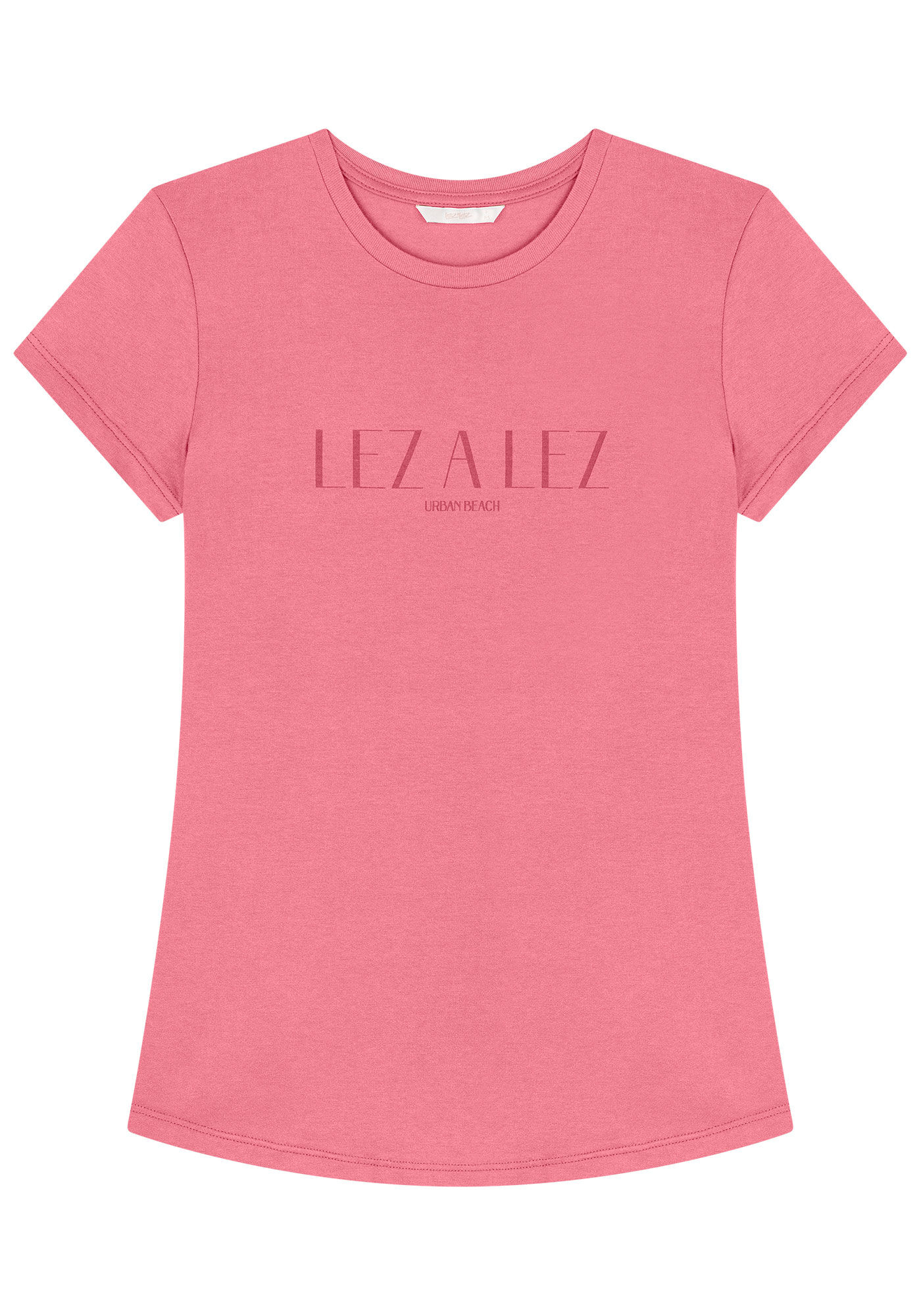 T-shirt em Malha com Estampa Lez a Lez, , large.