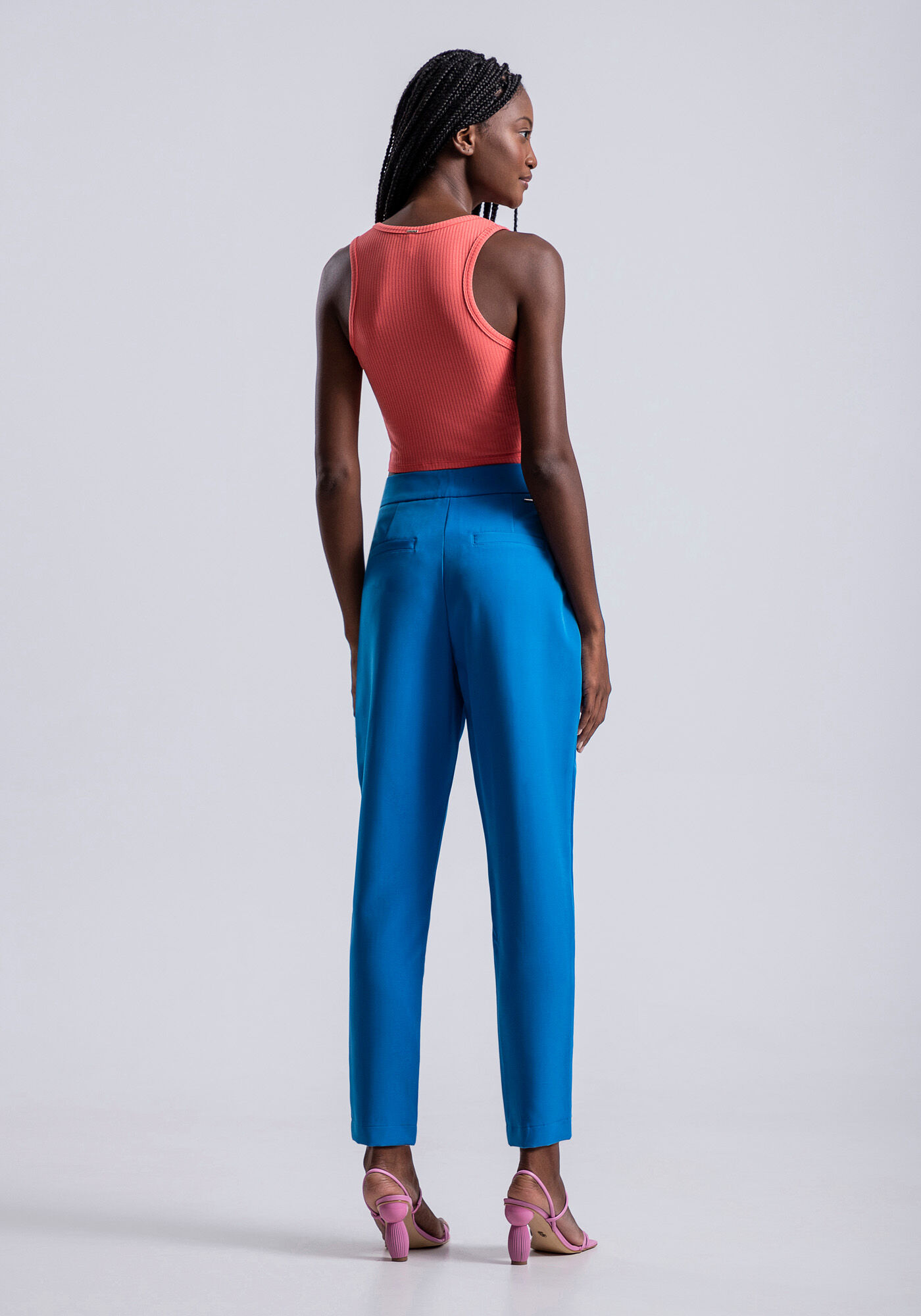 Regata Cropped Canelada B&aacute;sica, , large.