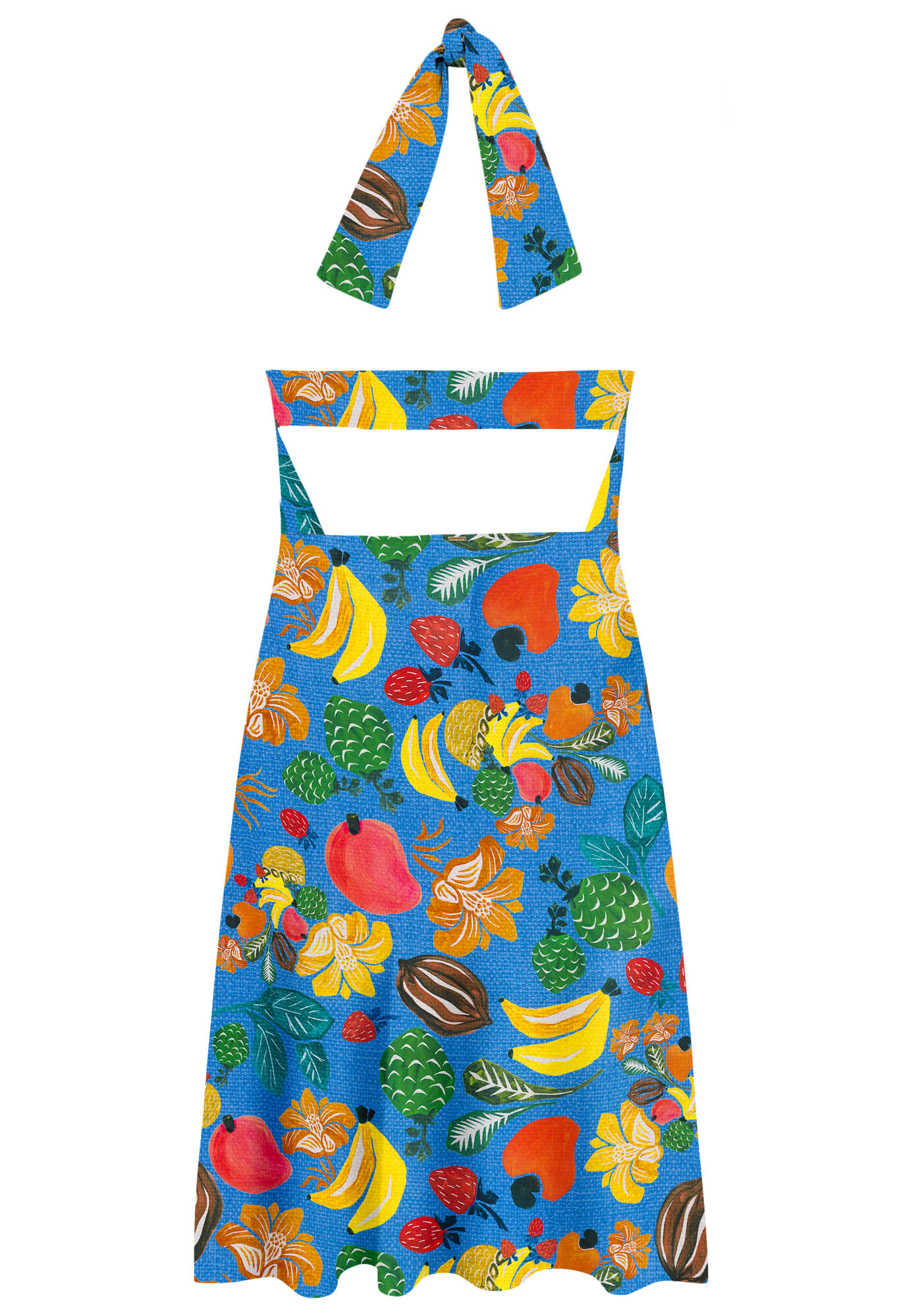 Vestido Frente &Uacute;nica Canelado Midi, , large.