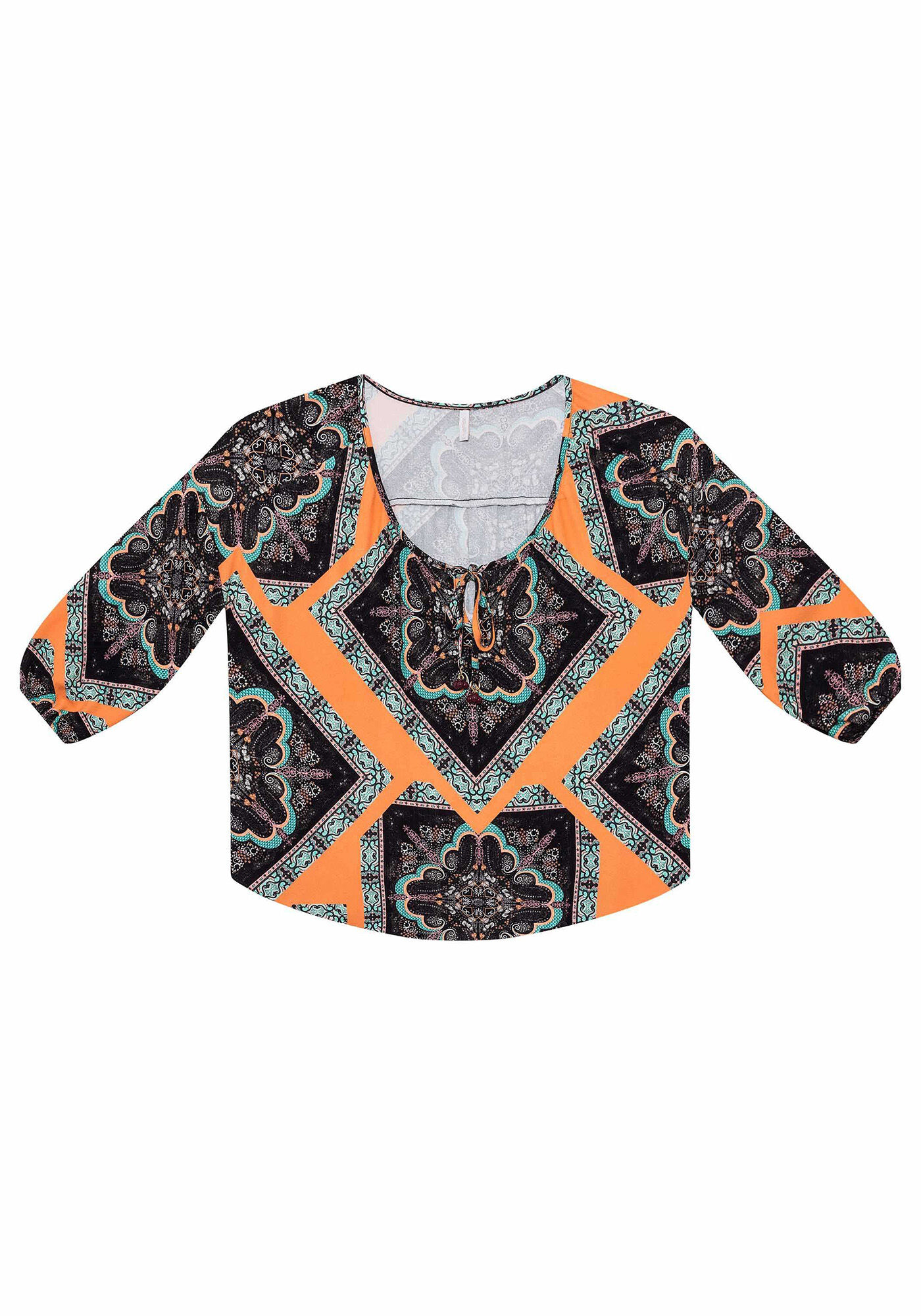 Blusa Manga 3/4 Estampa, , large.