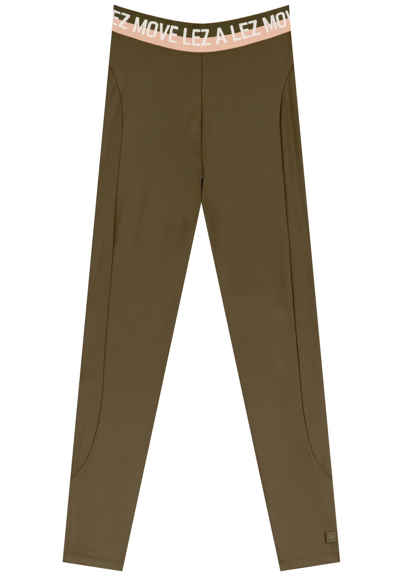 Cal&ccedil;a Legging Com Cintura M&eacute;dia E C&oacute;s El&aacute;stico Move, VERDE, large.