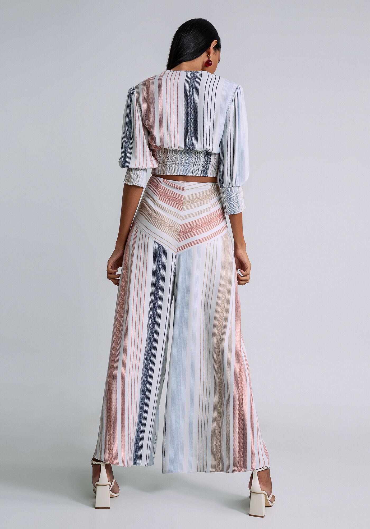 Cal&ccedil;a Cintura Alta Pantalona Estampa, DESCANSO, large.