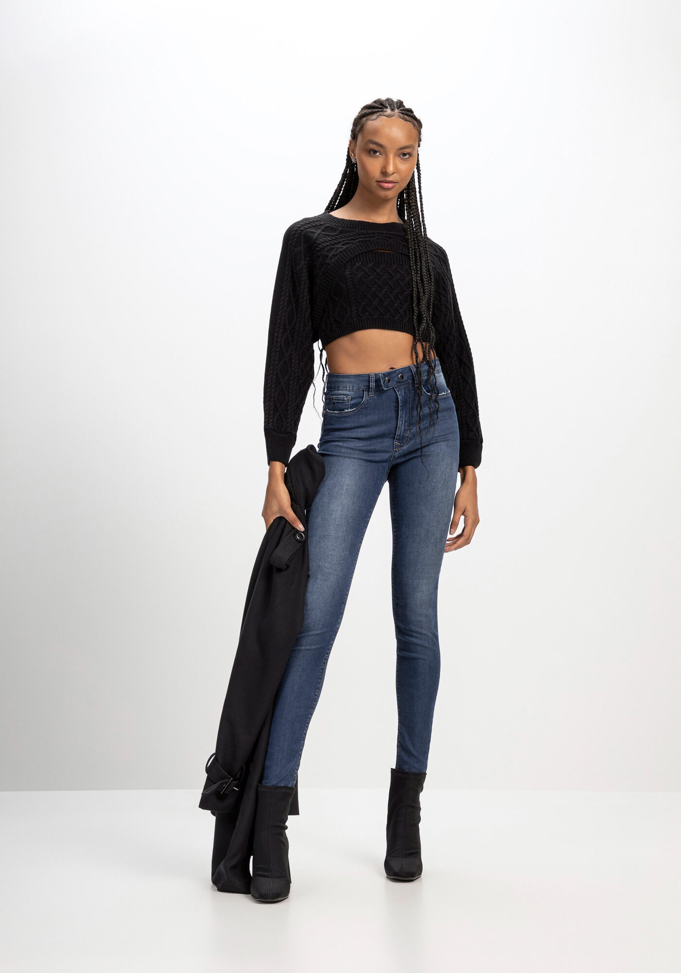 Calça jeans discount cos super alto