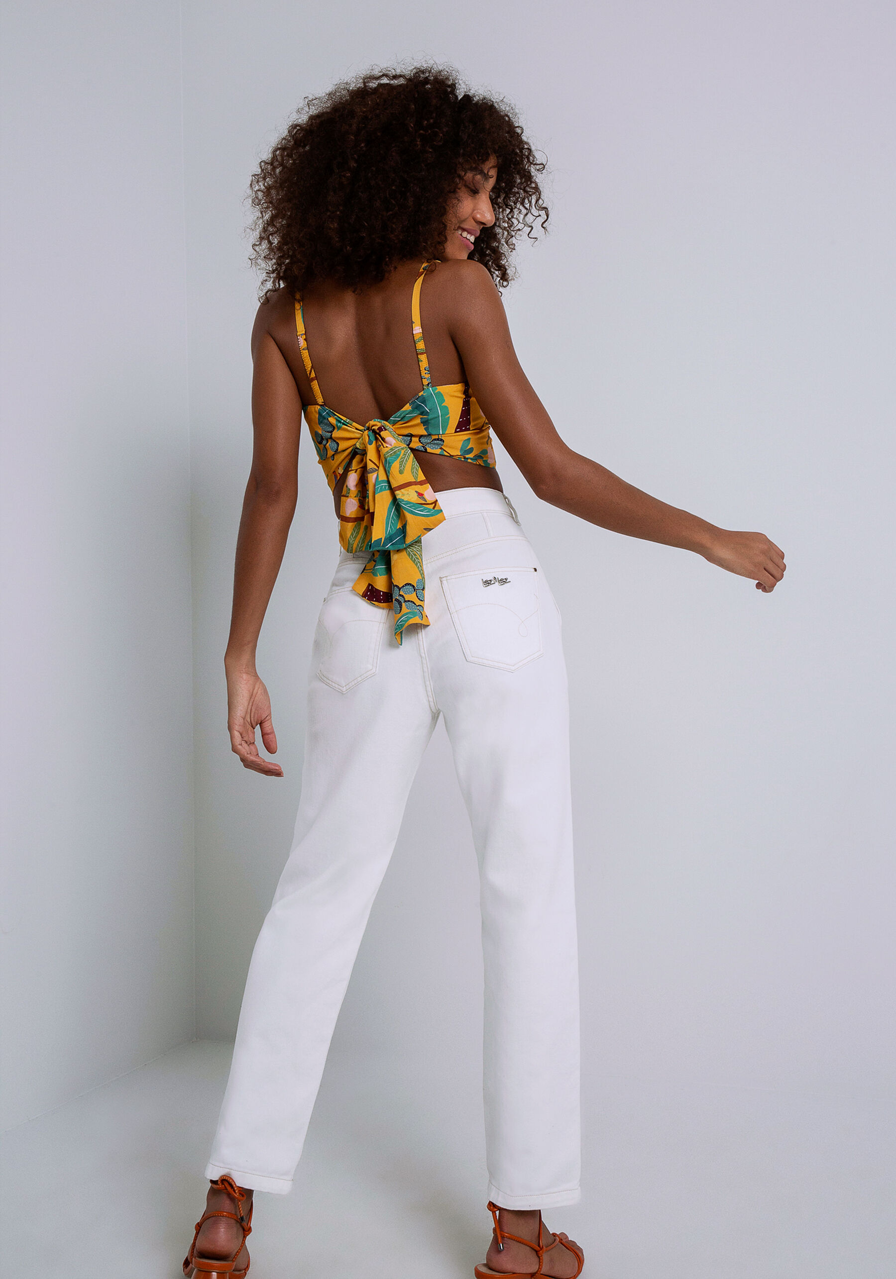 Blusa Cropped Viscose com Pingentes, PAPA CAJU. Blusa Cropped Viscose com Pingentes, PAPA CAJU, large.