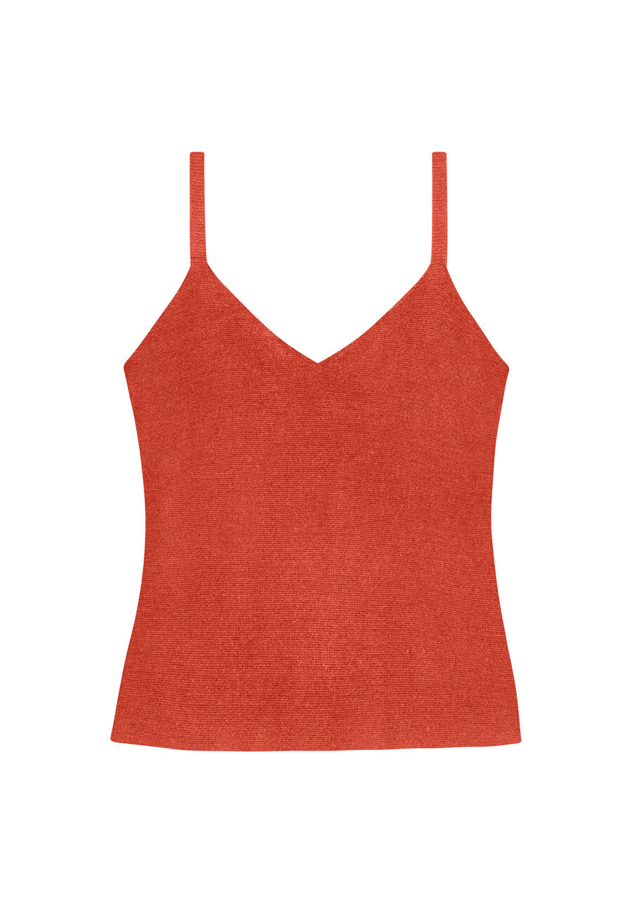 Blusa com Alças em Tricô, . Blusa com Alças em Tricô, , large.