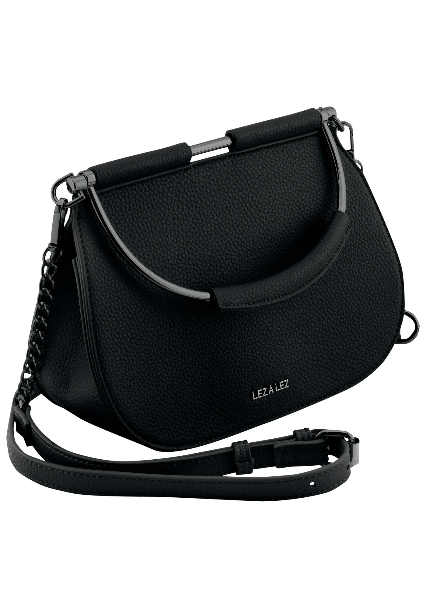 Bolsa M&eacute;dia com Al&ccedil;a Metal, , large.