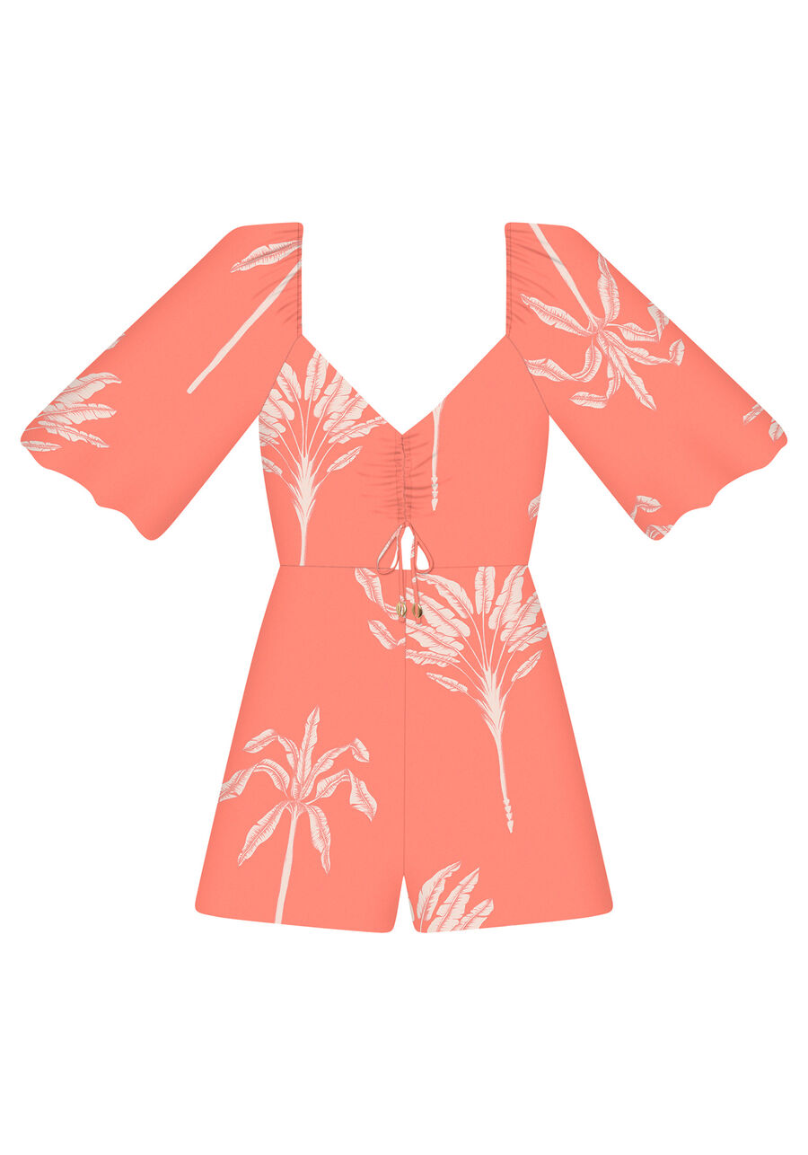 Macacão Curto Mangas Sino Estampa, . Macacão Curto Mangas Sino Estampa, , large.