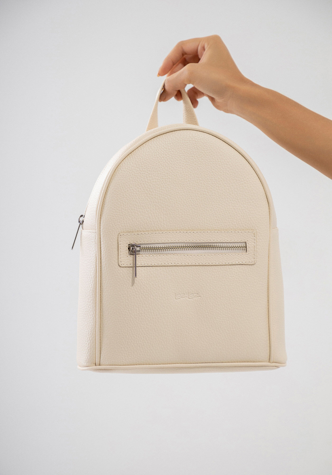 Mochila M&eacute;dia Minimalista com Z&iacute;per, , large.