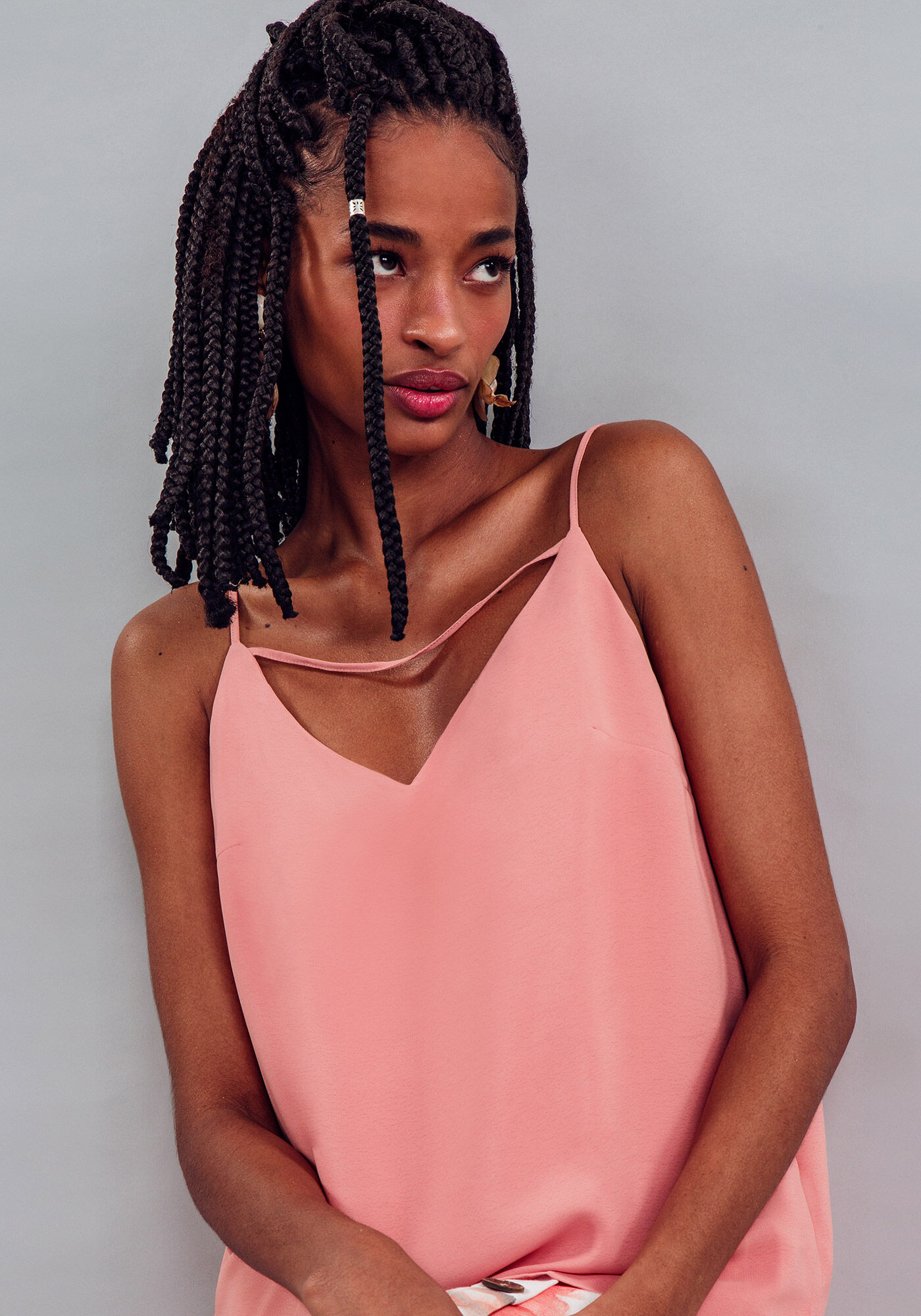 Blusa Tecido Poly Marocain, , large.