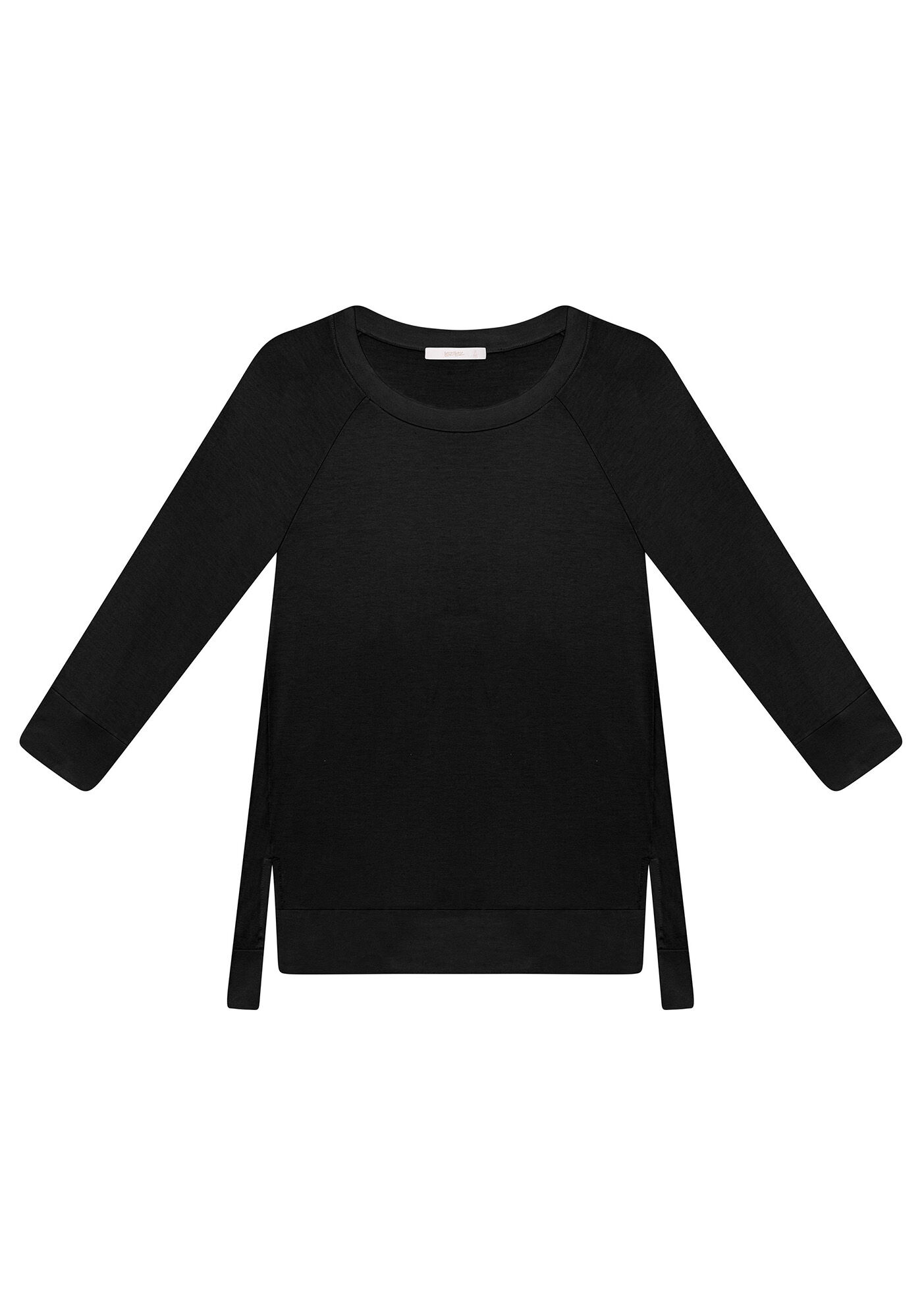 Blusa Mangas 3/4 B&aacute;sica, , large.