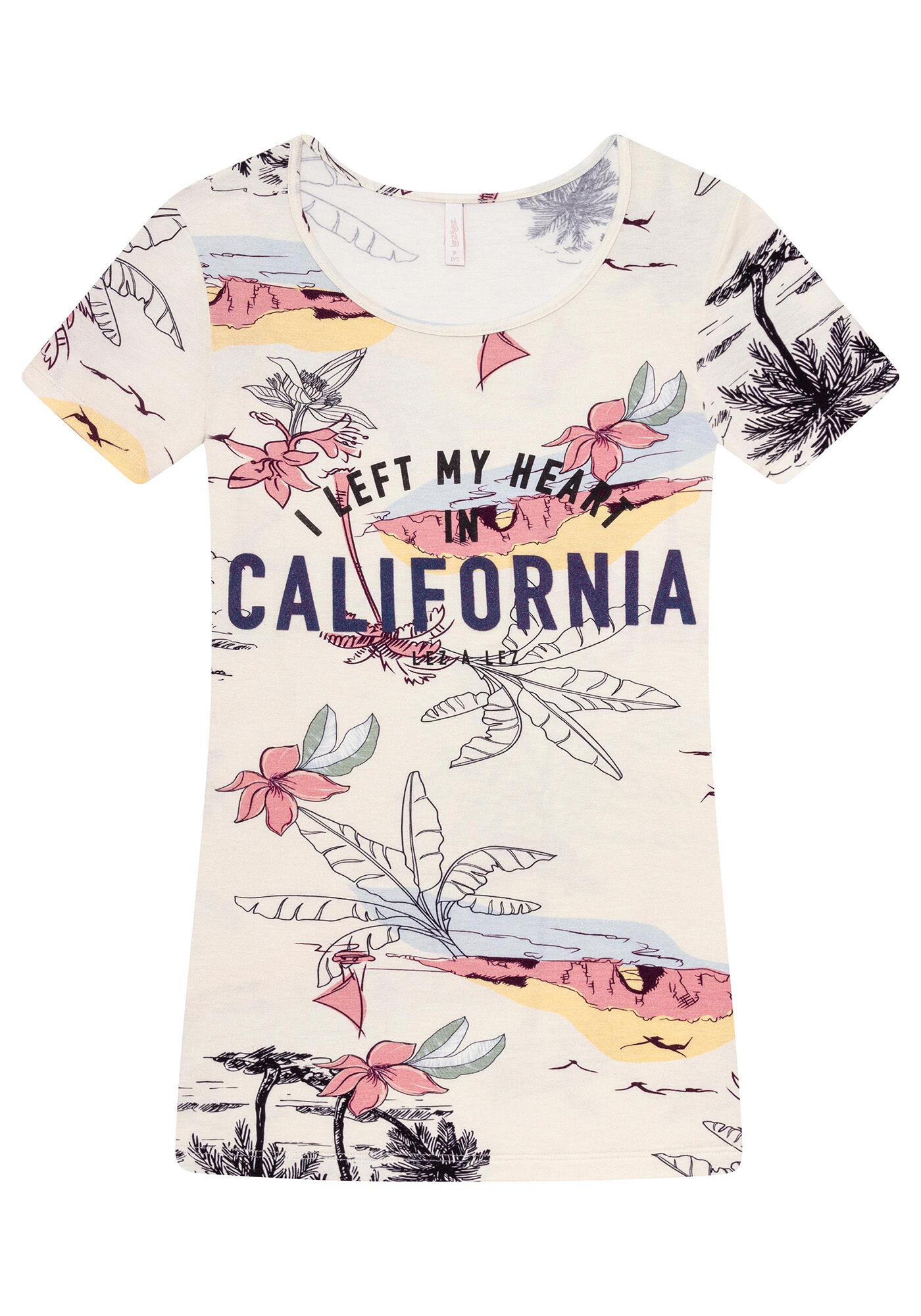 Blusa Manga Curta Estampada Dream, , large.