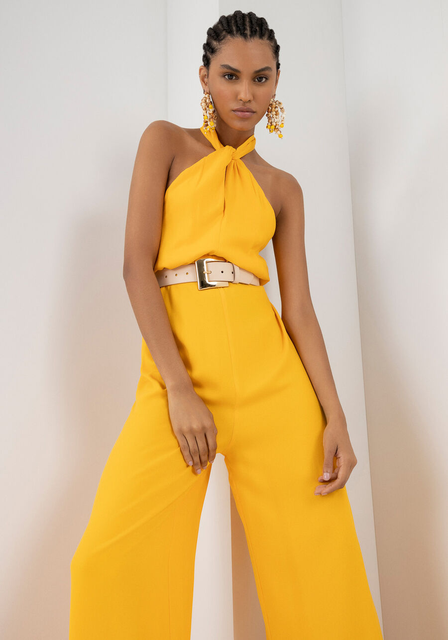 Macacão Longo Frente Única em Crepe, . Macacão Longo Frente Única em Crepe, , large.