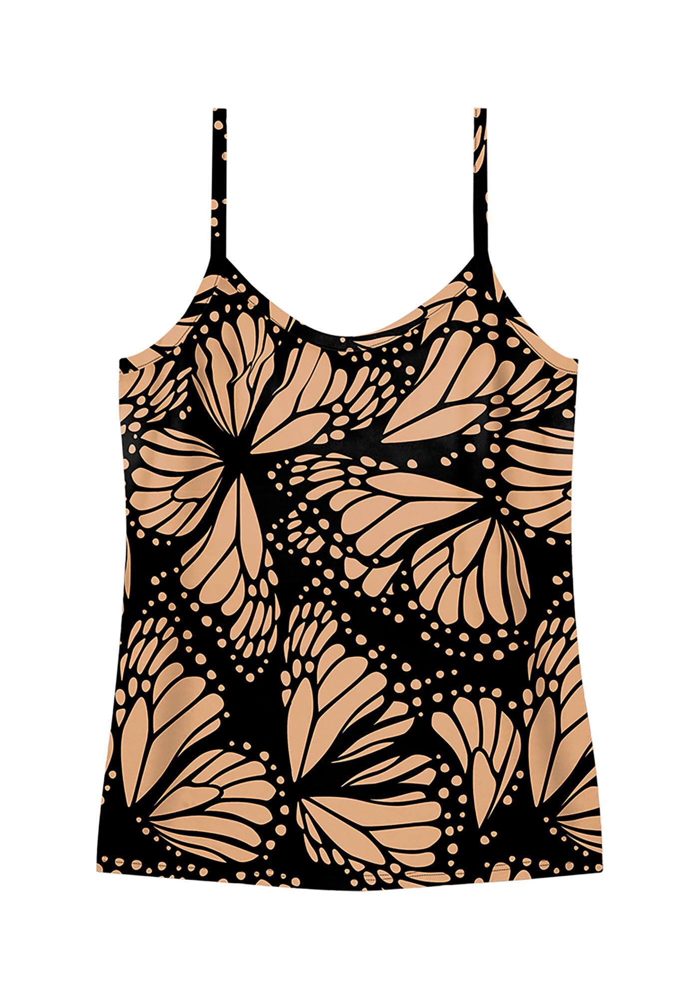 Blusa com Al&ccedil;as em Malha Estampada, , large.