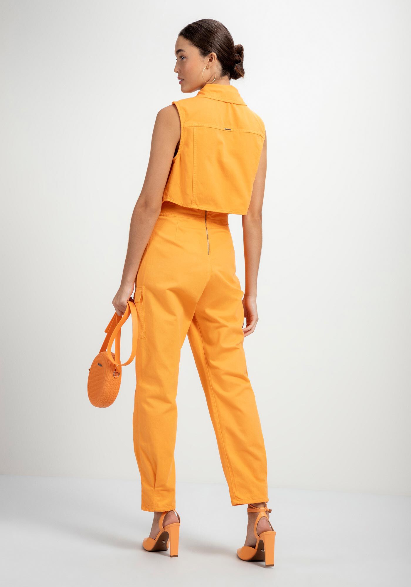 Colete Sarja Cropped, , large.