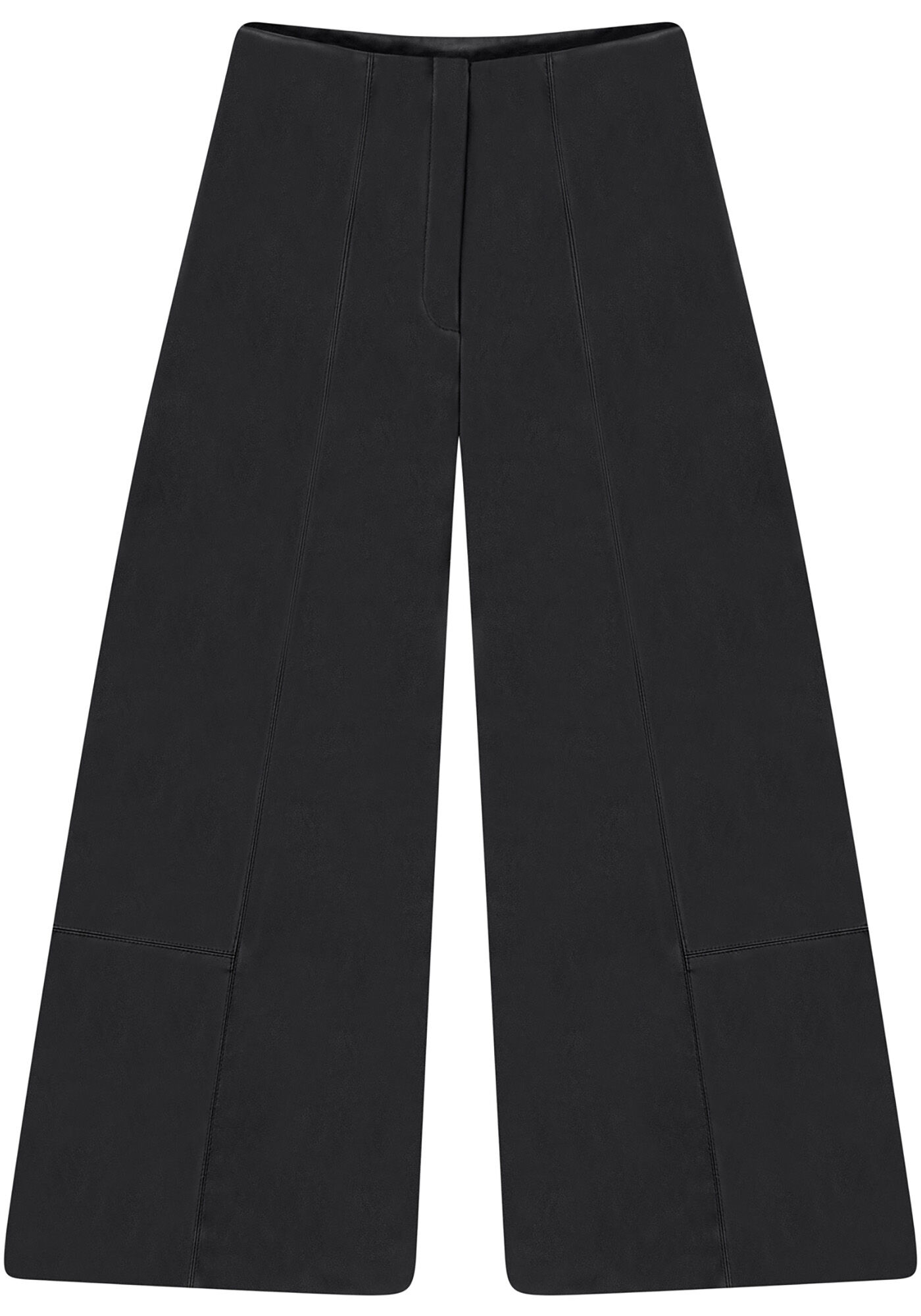 Cal&ccedil;a Pantacourt Cintura Alta PU, , large.