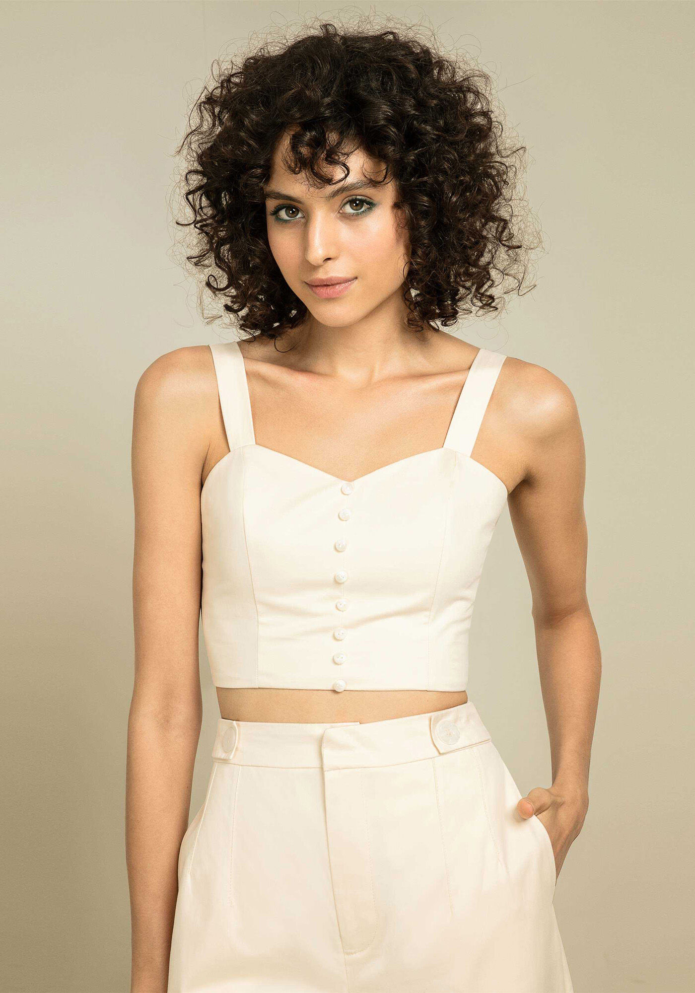 Blusa com Al&ccedil;as Cropped, , large.