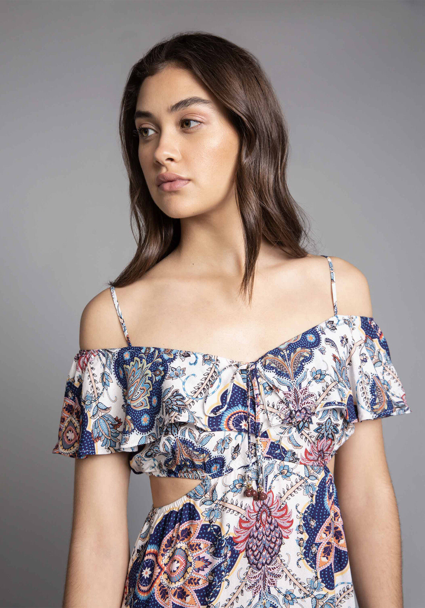 Vestido M&iacute;di Estampa, , large.