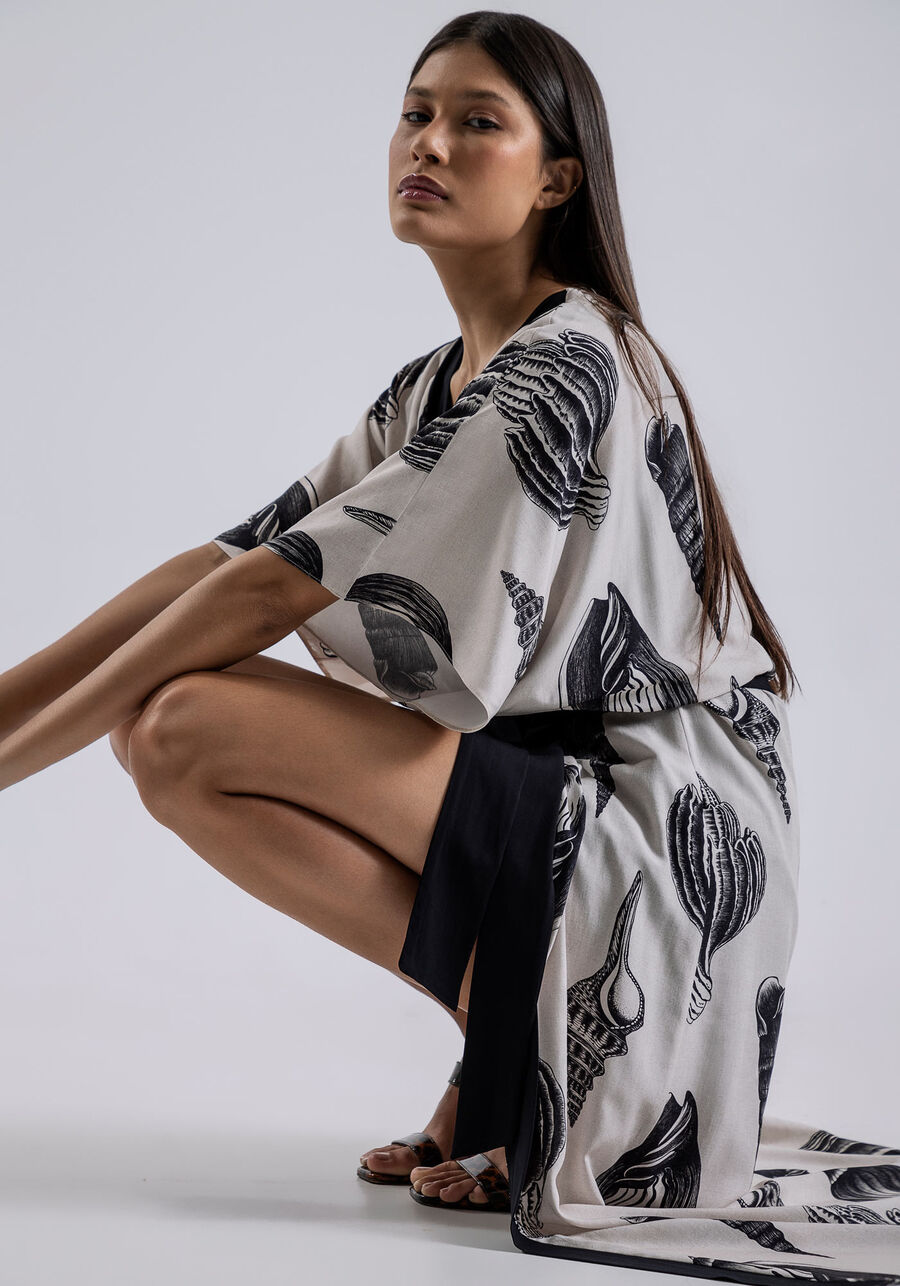 Vestido Midi em Viscose com Cinto, . Vestido Midi em Viscose com Cinto, , large.