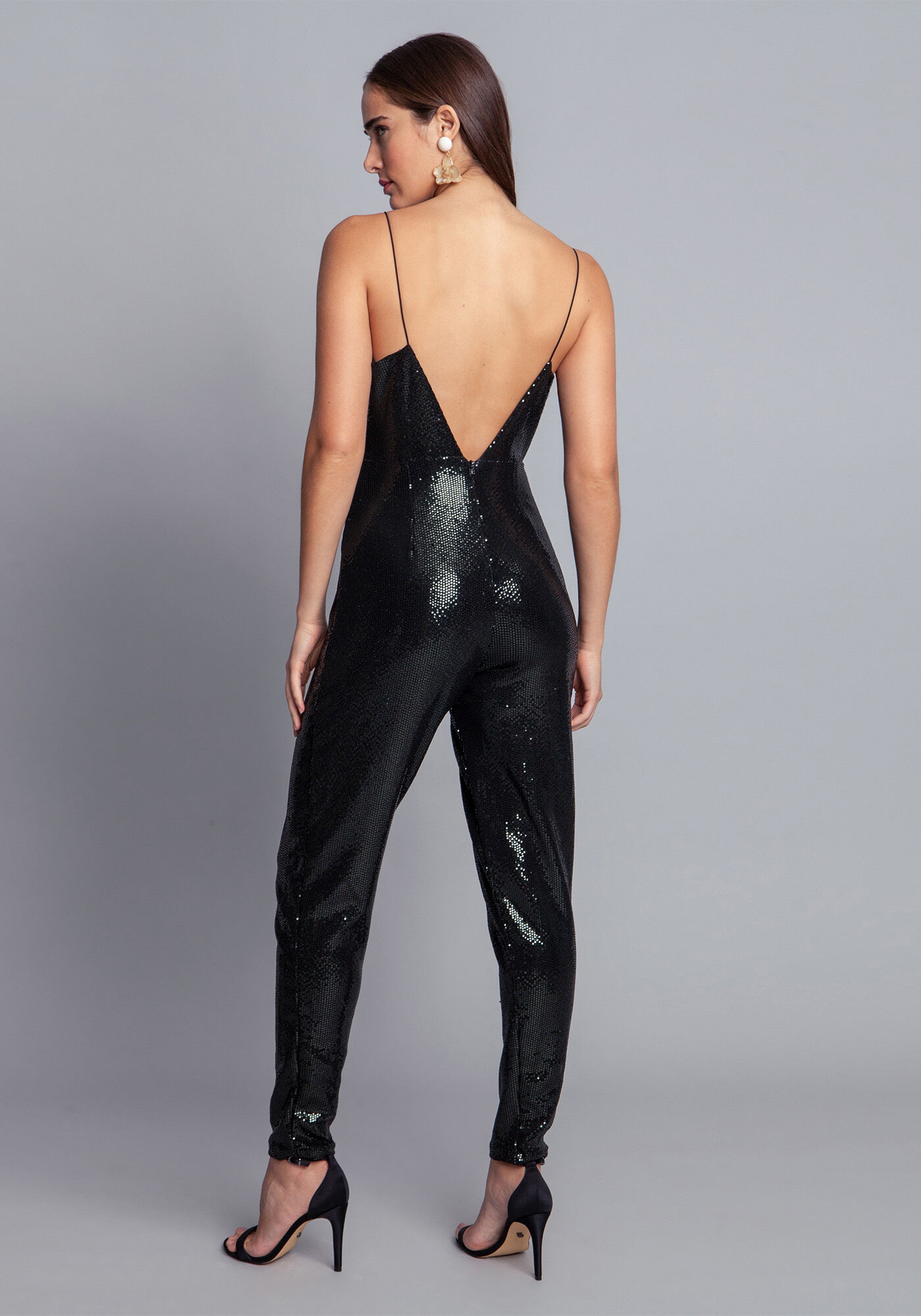 Macac&atilde;o Malha Paet&ecirc; Glam Longo, , large.